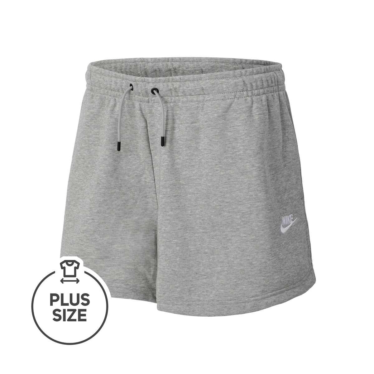 Nike Plus Size Shorts Damen - hellgrau,