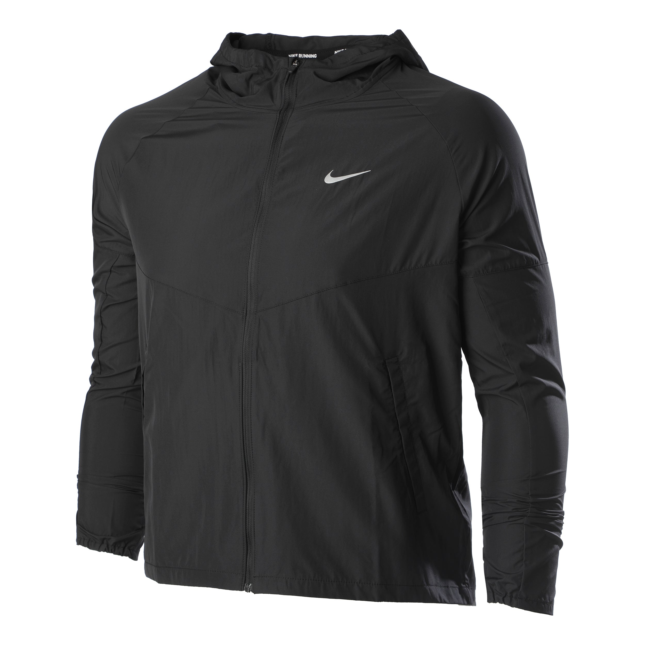 Nike Miler Running jacket Men - black, silver