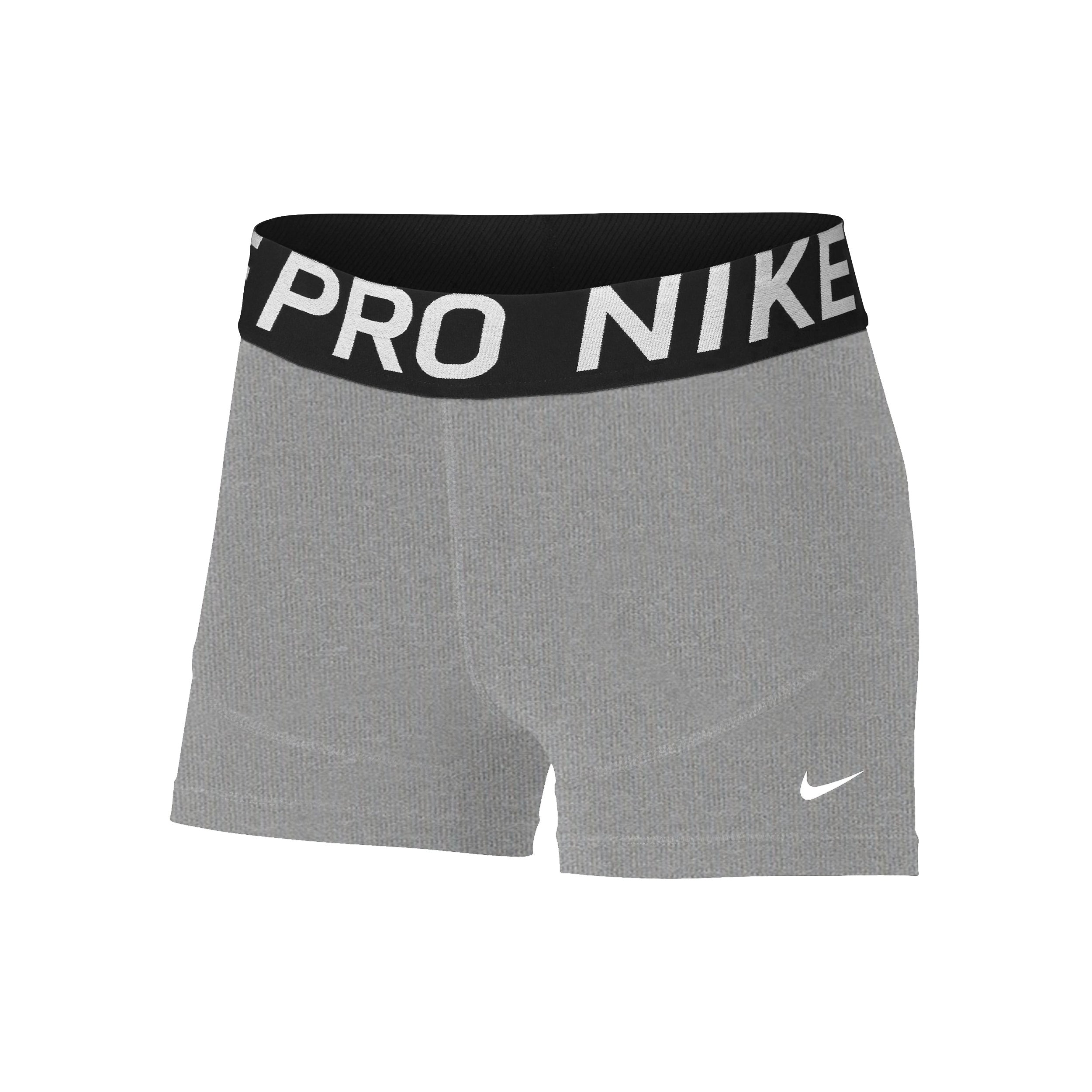 Nike Dri-Fit Big Kids 3in Shorts Girls-grey,white