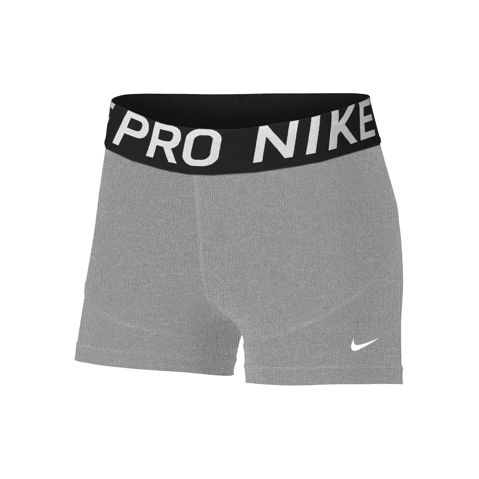 Nike Dri-Fit Big Kids 3in Shorts Girls-grey,white