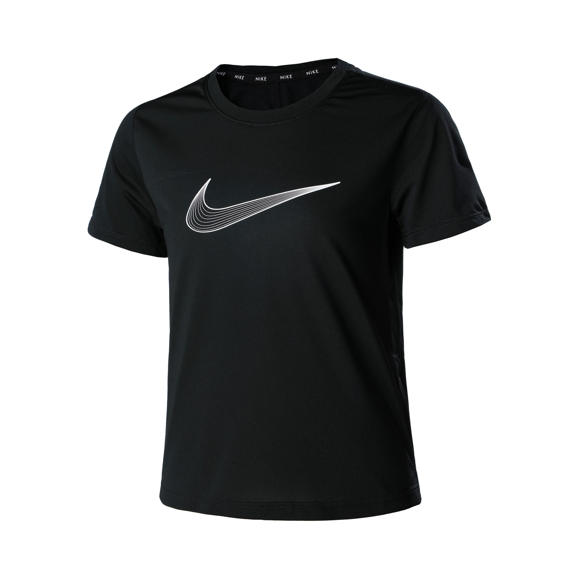 Nike Dri-Fit One Graphic T-Shirt Girls-Black,White