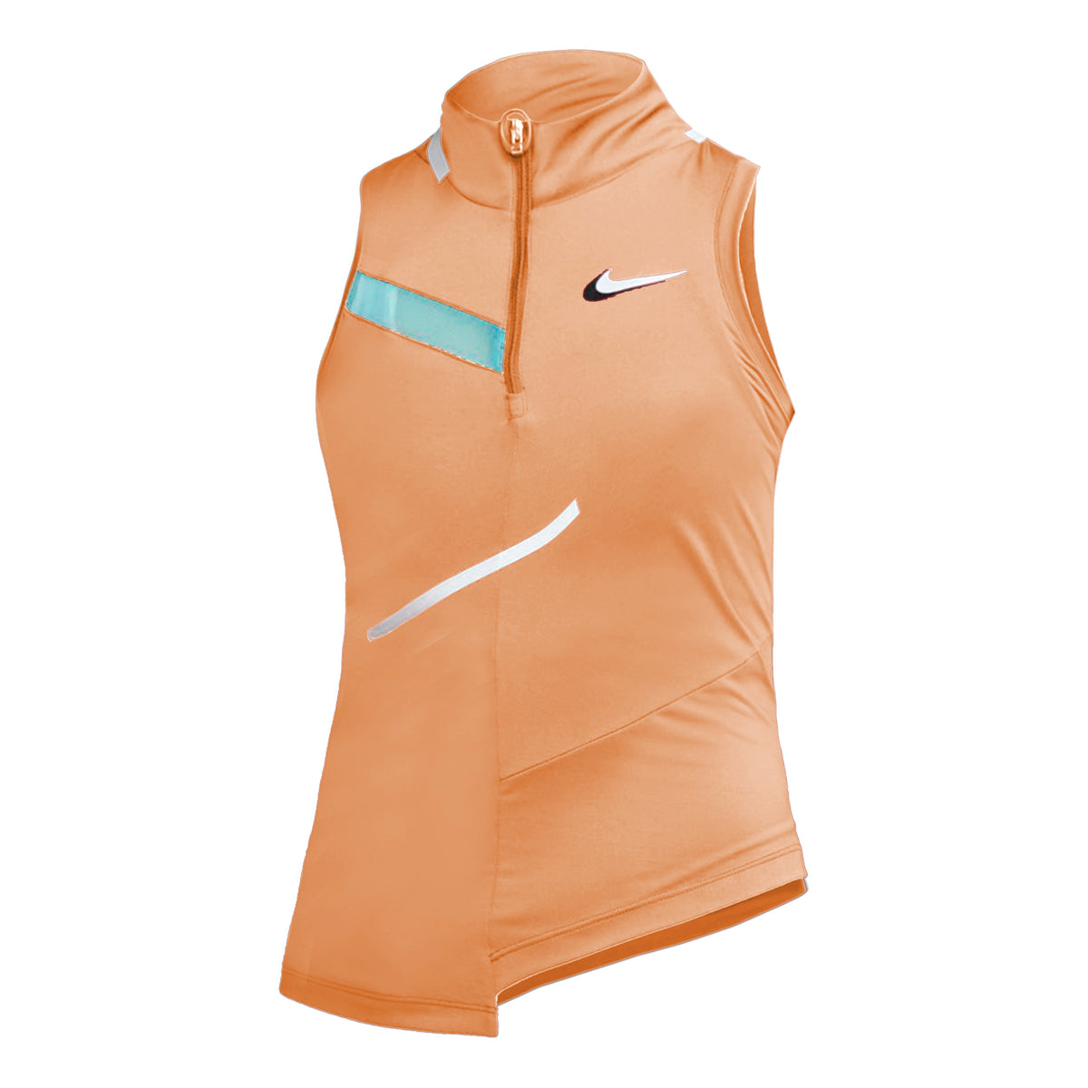 Nike Court Dri-Fit Tank-Top Damen - orange, mehrfarbig
