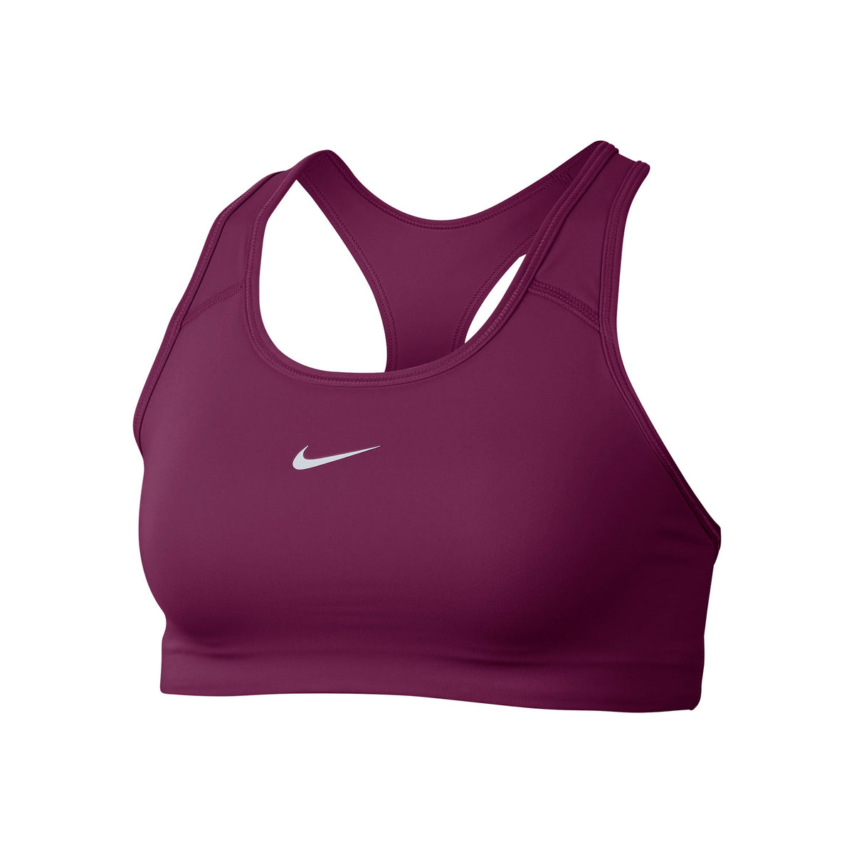 Nike Dri-Fit Swoosh Sport-BH Damen - berry,