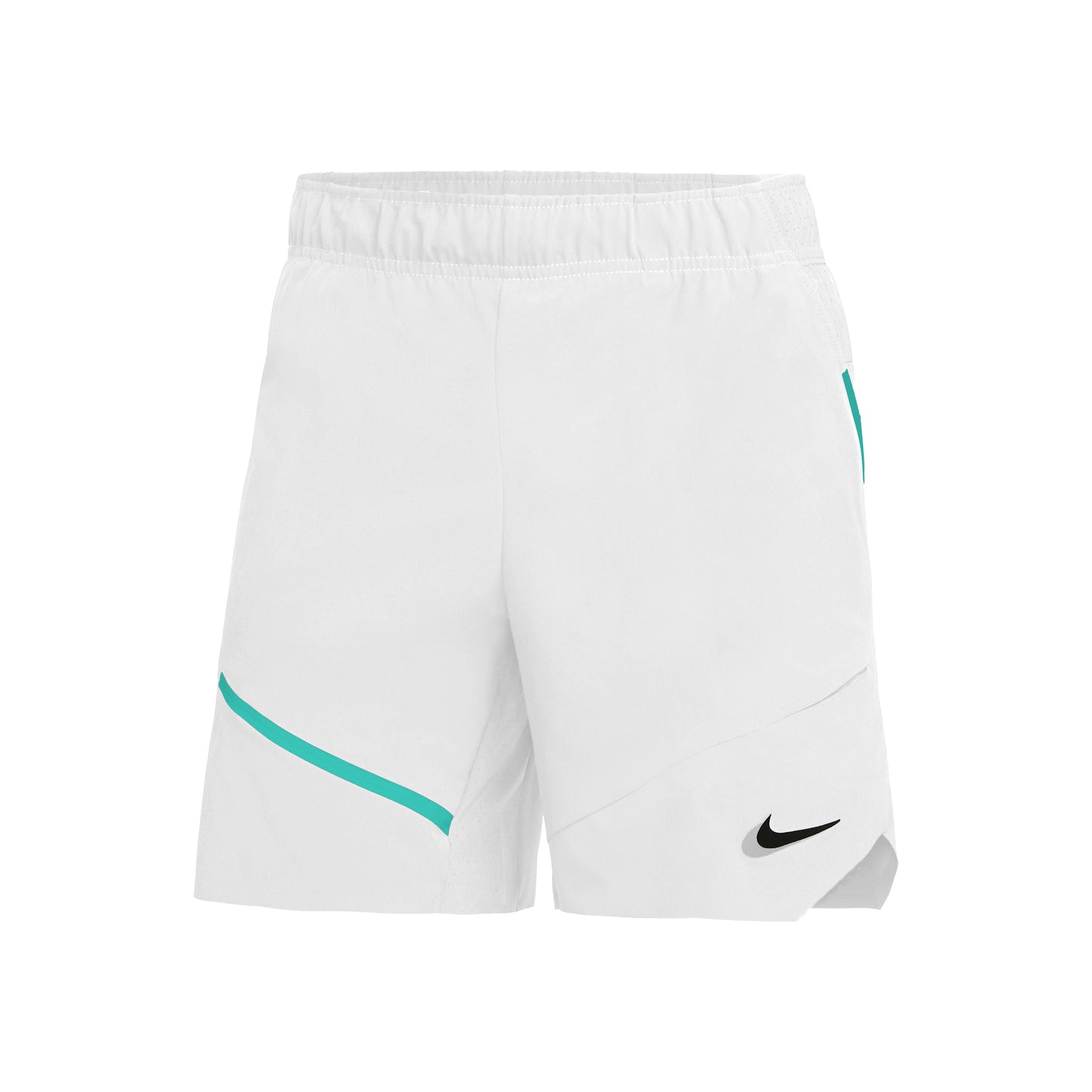 Nike Court Slam Shorts Men - white, turquoise
