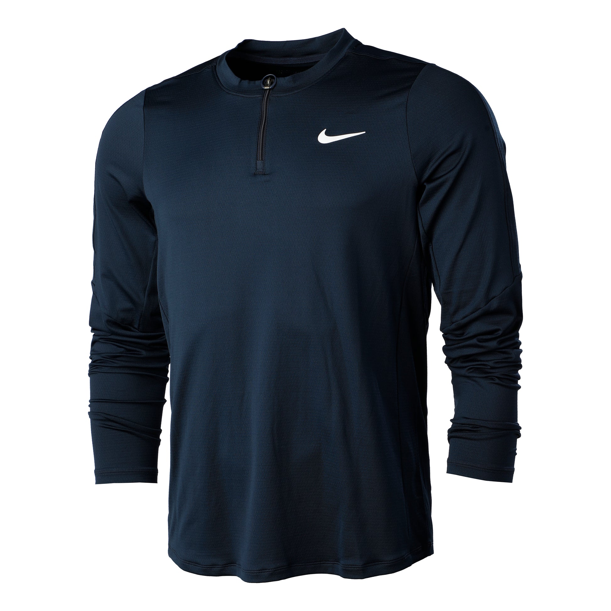 Nike Court Dri-Fit Half-Zip Long sleeve Men - dark blue,