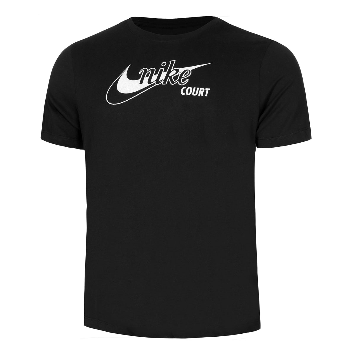 Nike Dri-Fit Swoosh T-Shirt Herren - schwarz, weiß