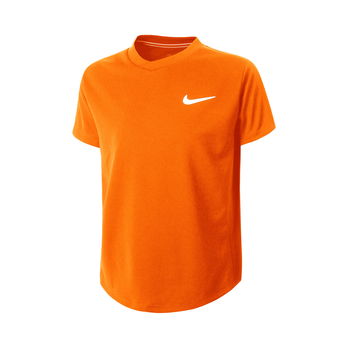 Nike Court Dri-Fit T-Shirt Jungen - orange,