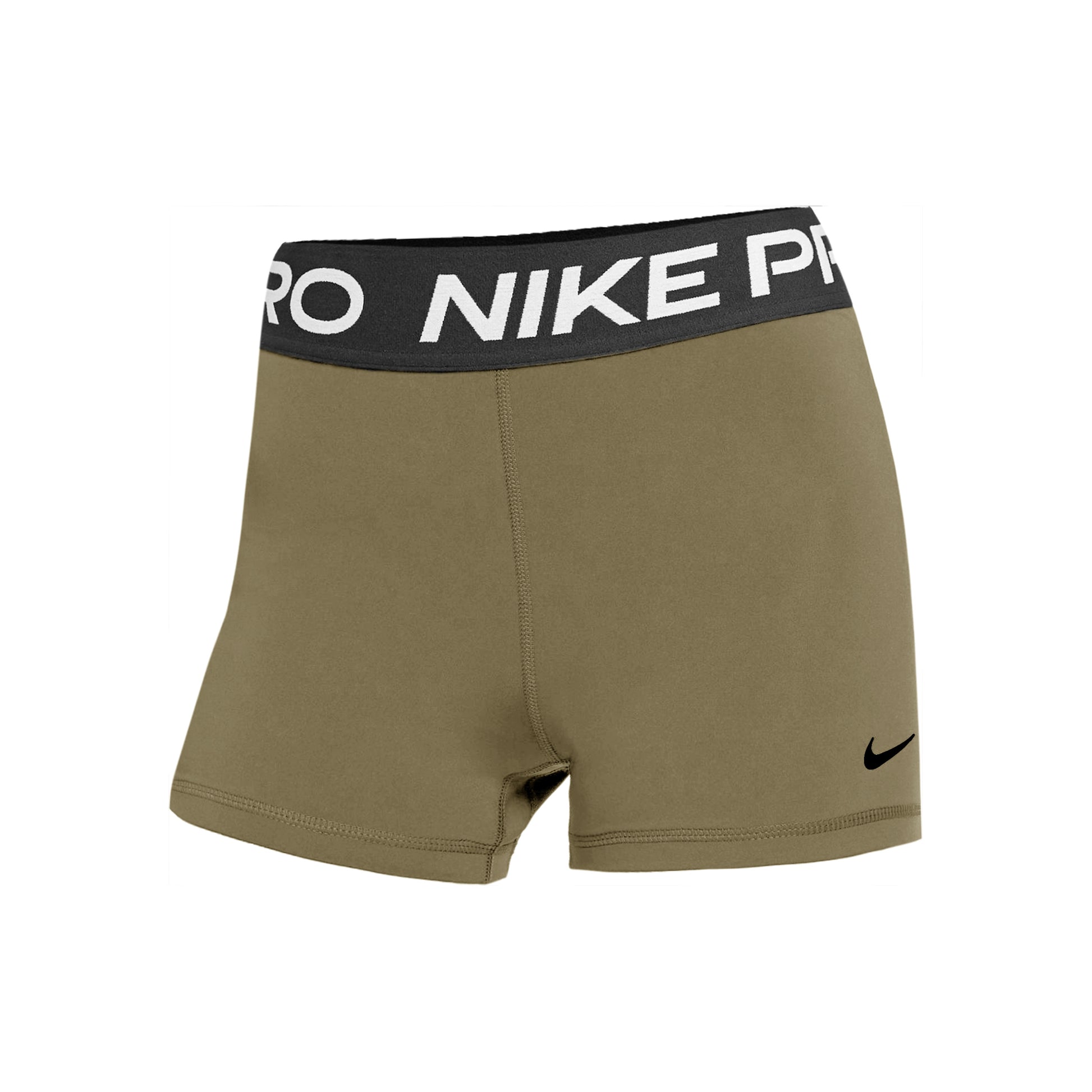 Nike Performance Pro 365 3in Ballshorts Damen - oliv, schwarz