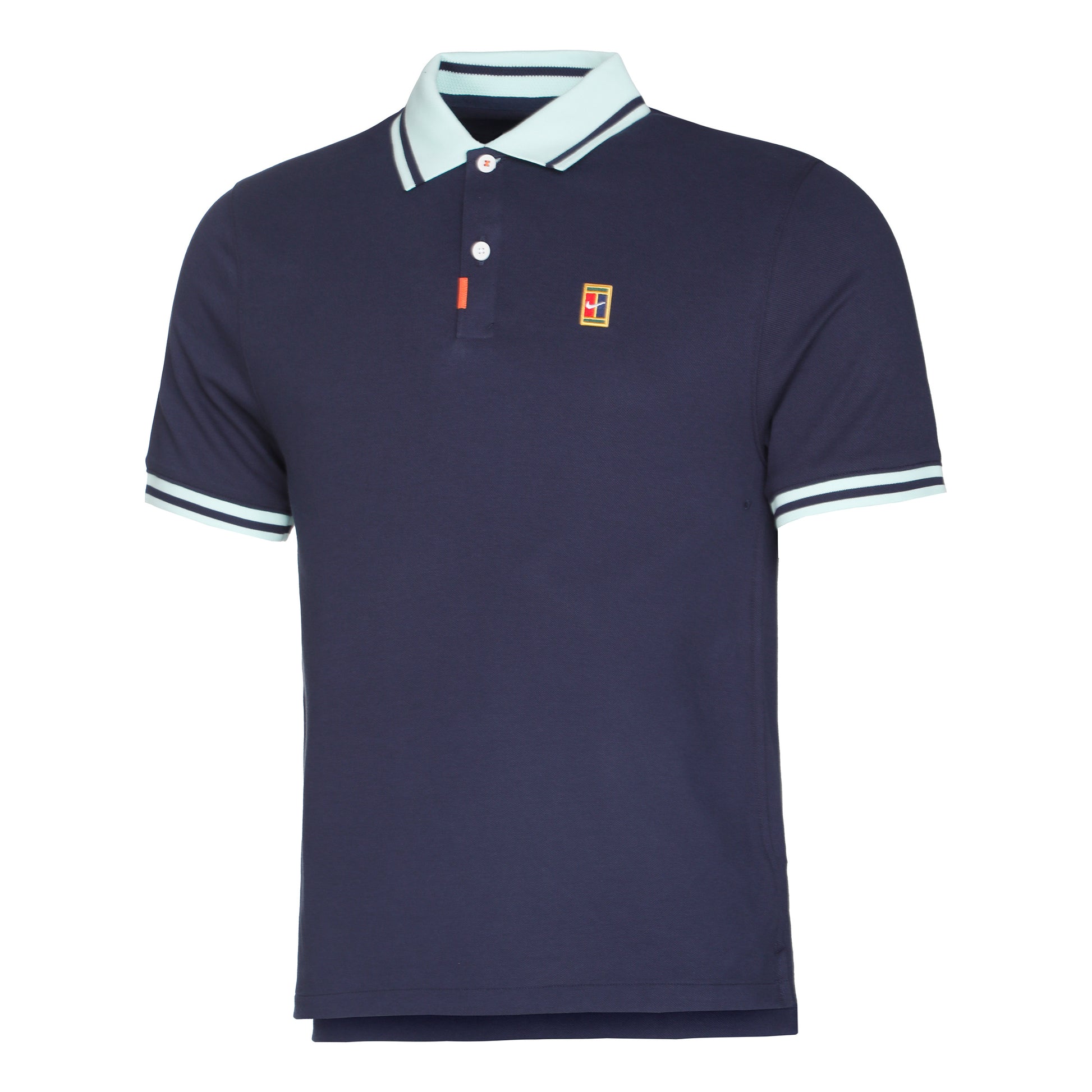 Nike Dri-Fit Heritage Slim 2 Polo Men - dark blue, mint