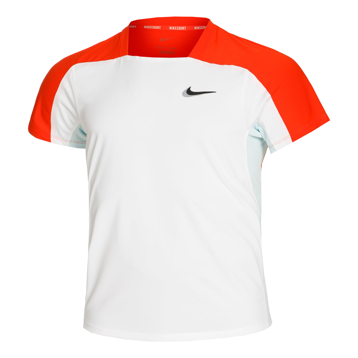 Nike Dri-Fit Slam T-Shirt Herren - weiß, orange