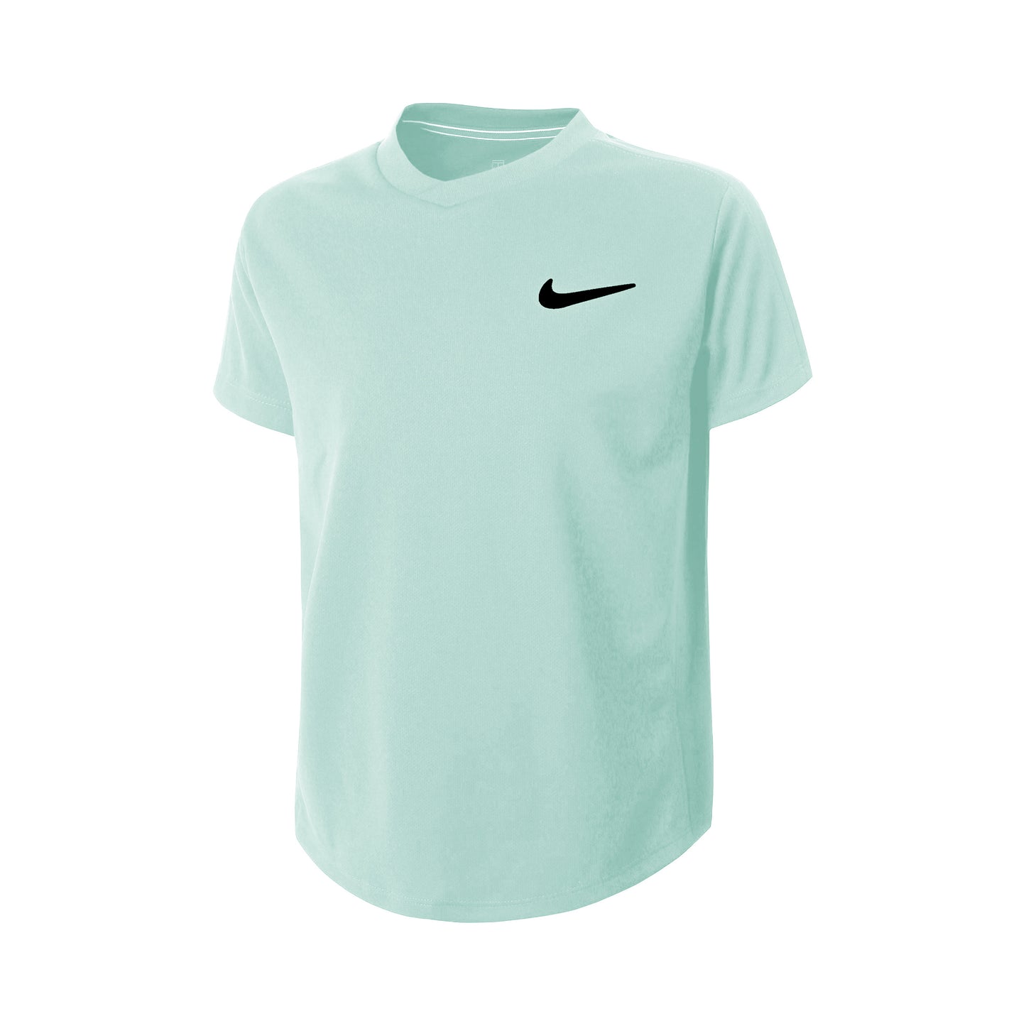 Nike Court Dri-Fit T-Shirt Jungen - blau, schwarz