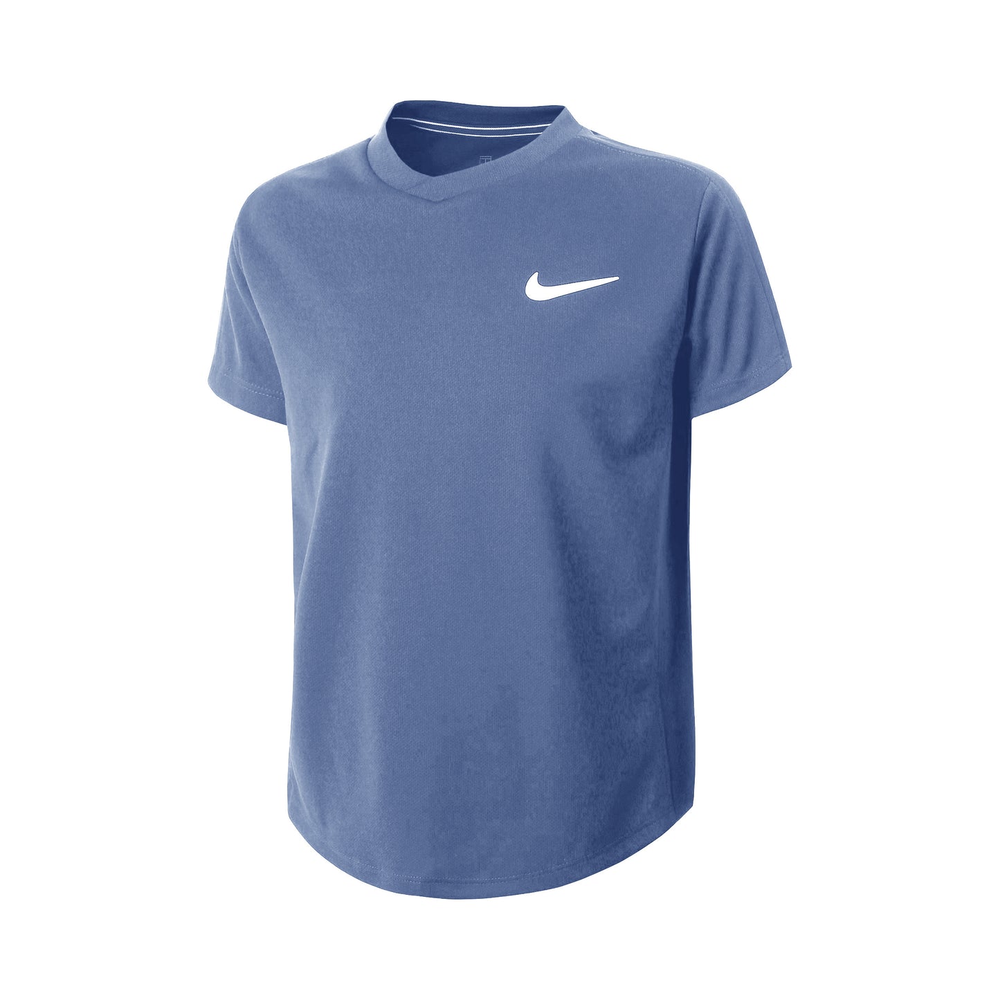 Nike Court Dri-Fit T-Shirt Boys - blue grey, white