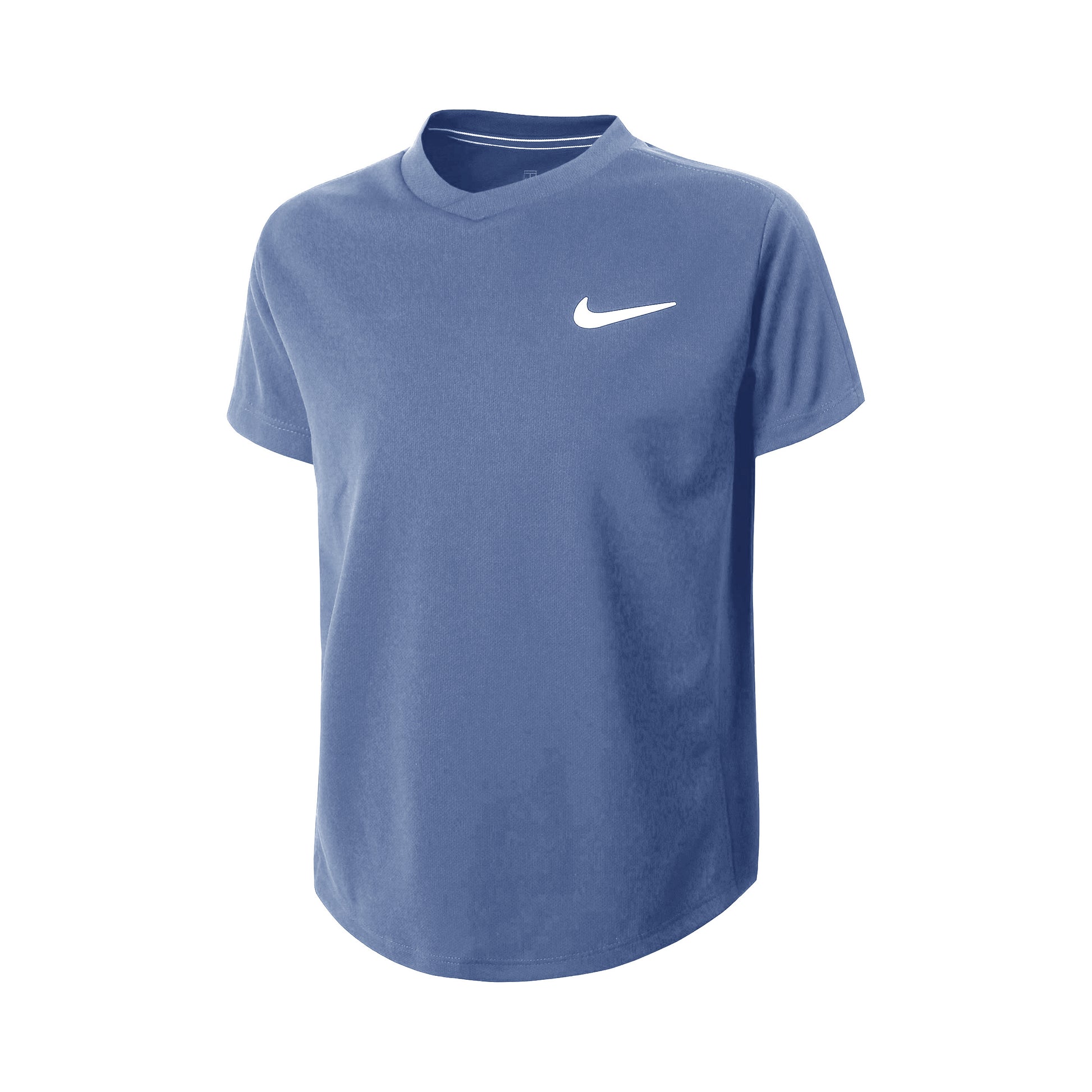 Nike Court Dri-Fit T-Shirt Boys - blue grey, white