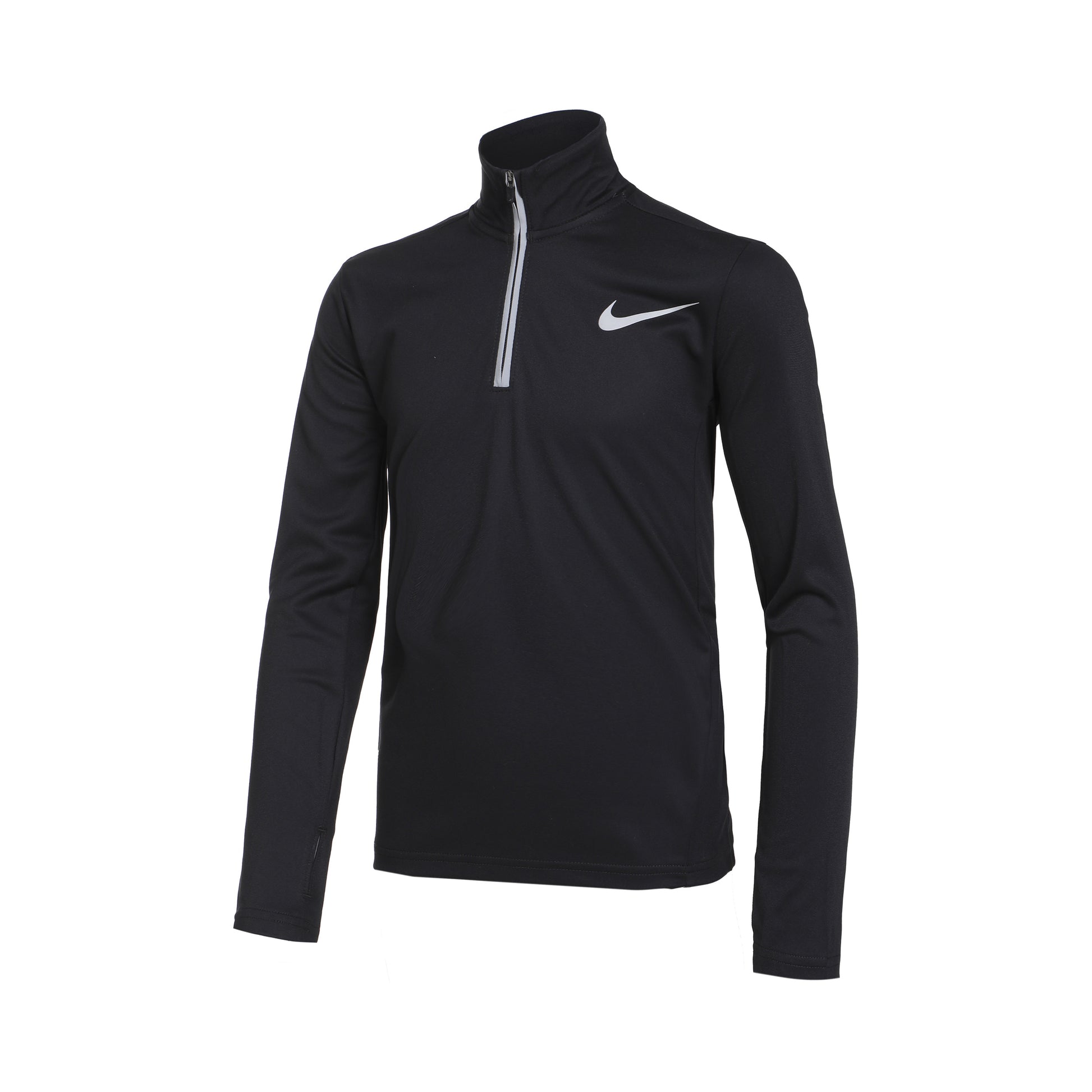 Nike Dri-Fit Poly+ 1/4 Zip Long sleeve Boys - black,