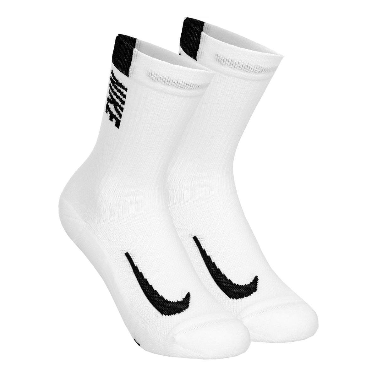 Nike Dri-Fit Multiplier Crew Sports socks 2 Pack Unisex - white, black