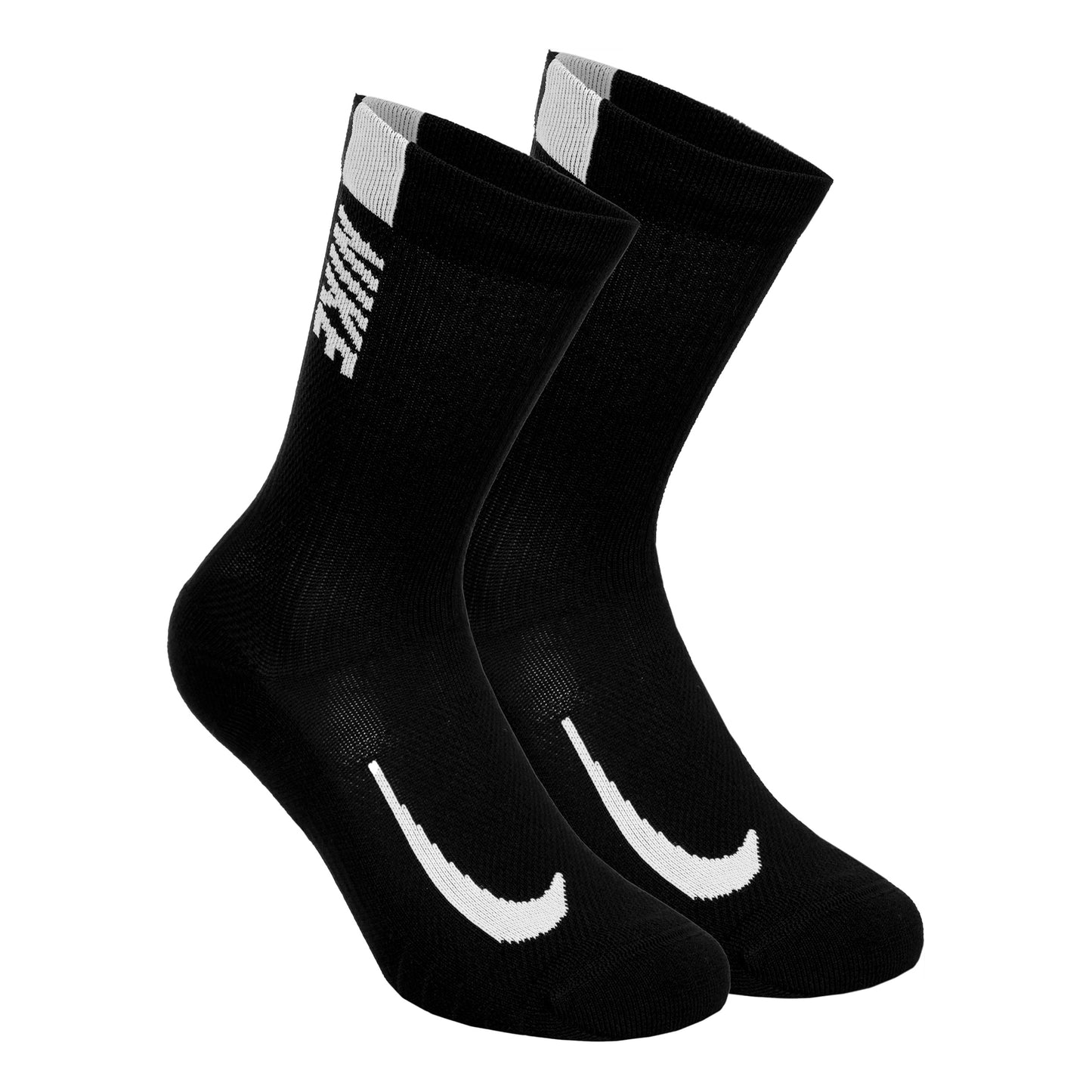 Nike Multiplier Crew Sportsocken 2er Pack-Schwarz,Weiß