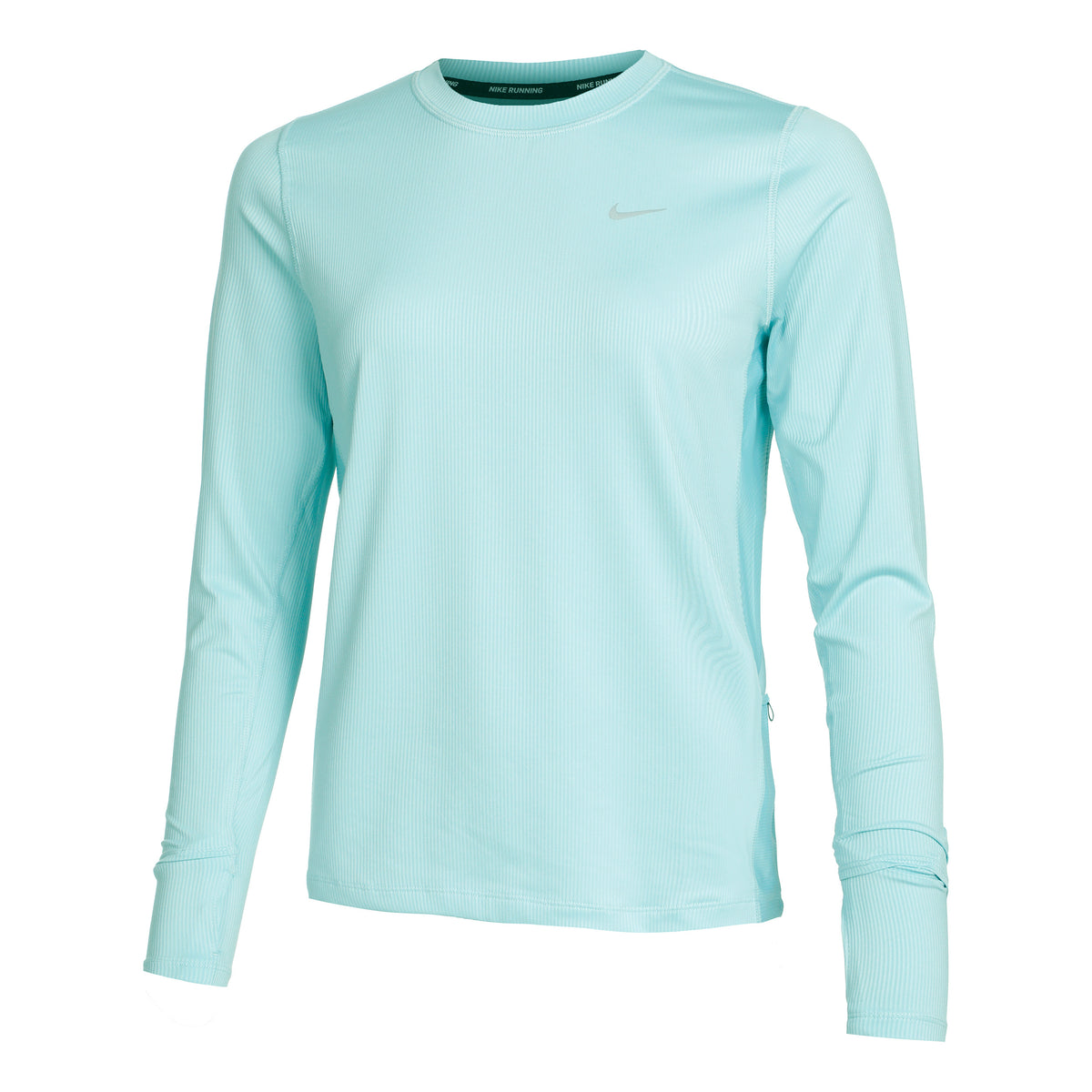 Nike Dri-Fit Element Crew Novelty Running top Women - light blue, grey