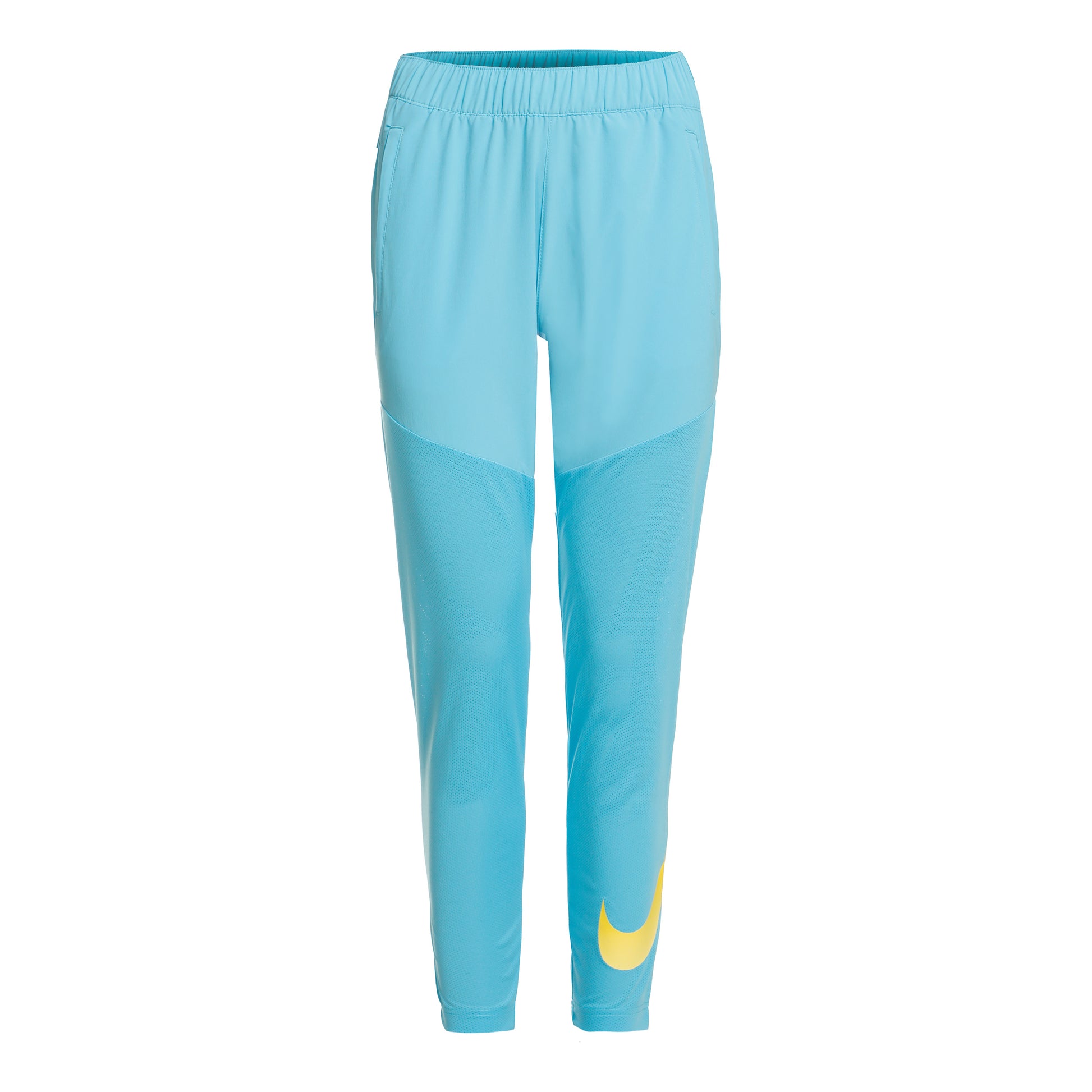 Nike Dri-Fit Swoosh Running Pants Women-Blue,Grey