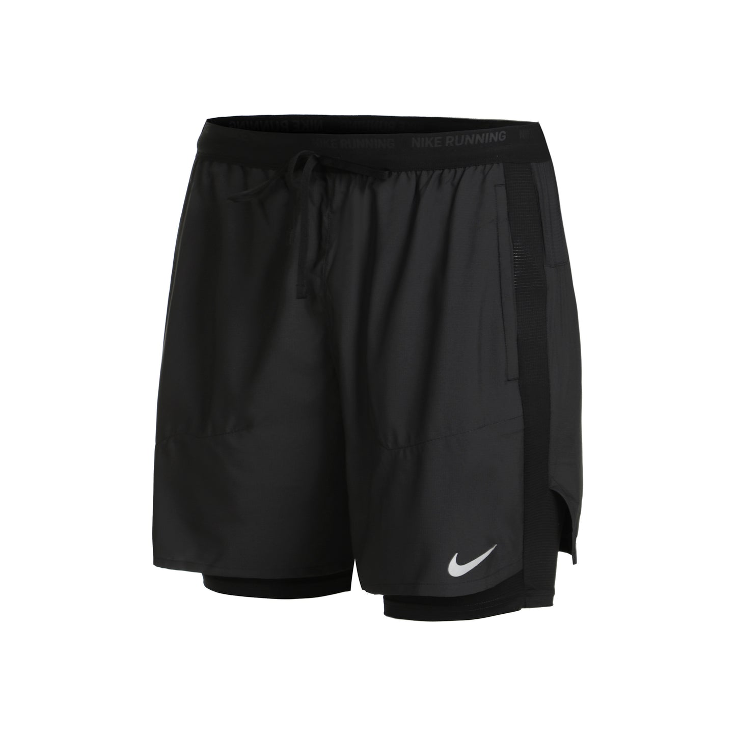 Nike Dri-Fit Stride 2in1 7in Running Shorts Men-Black,Grey