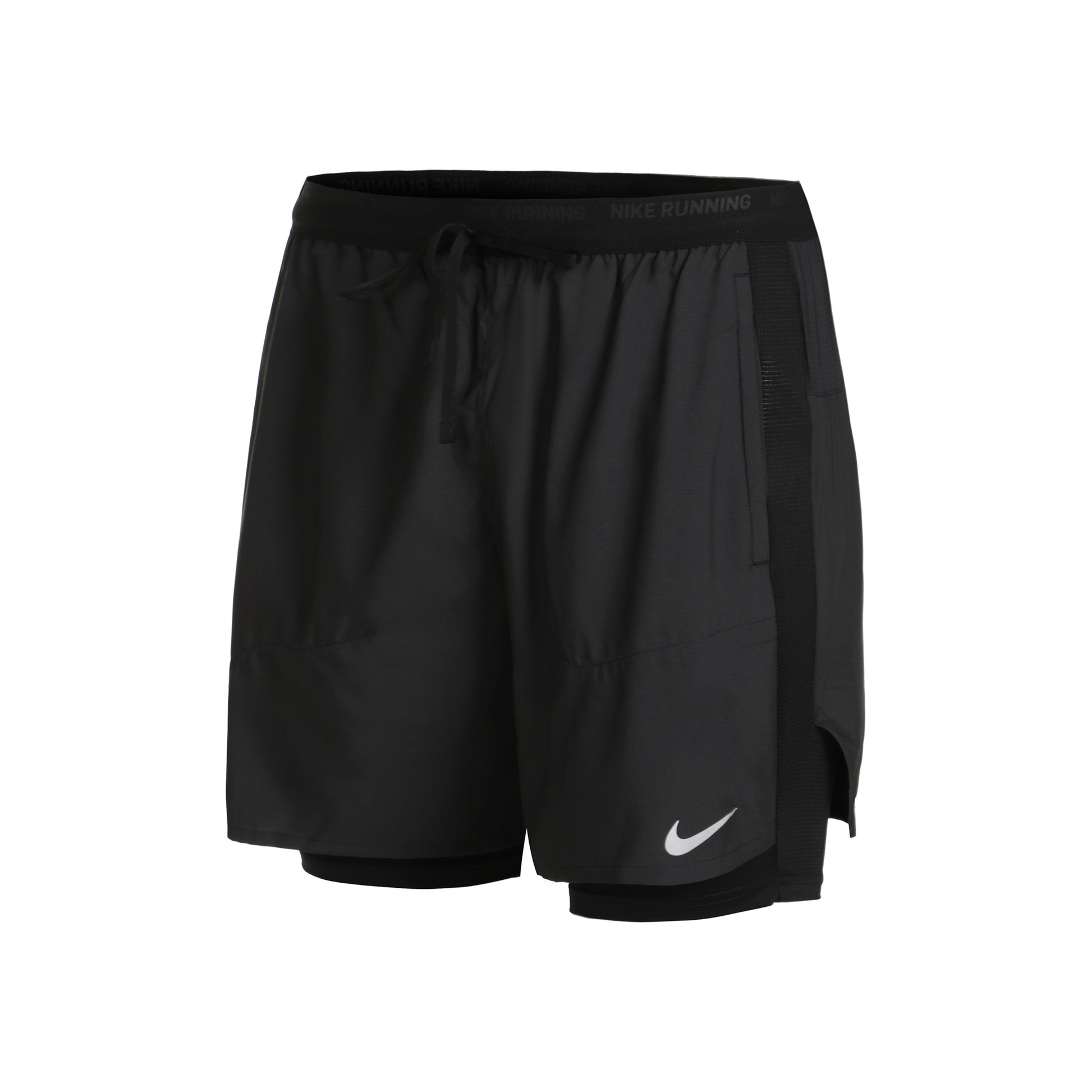 Nike Dri-Fit Stride 2in1 7in Running Shorts Men-Black,Grey