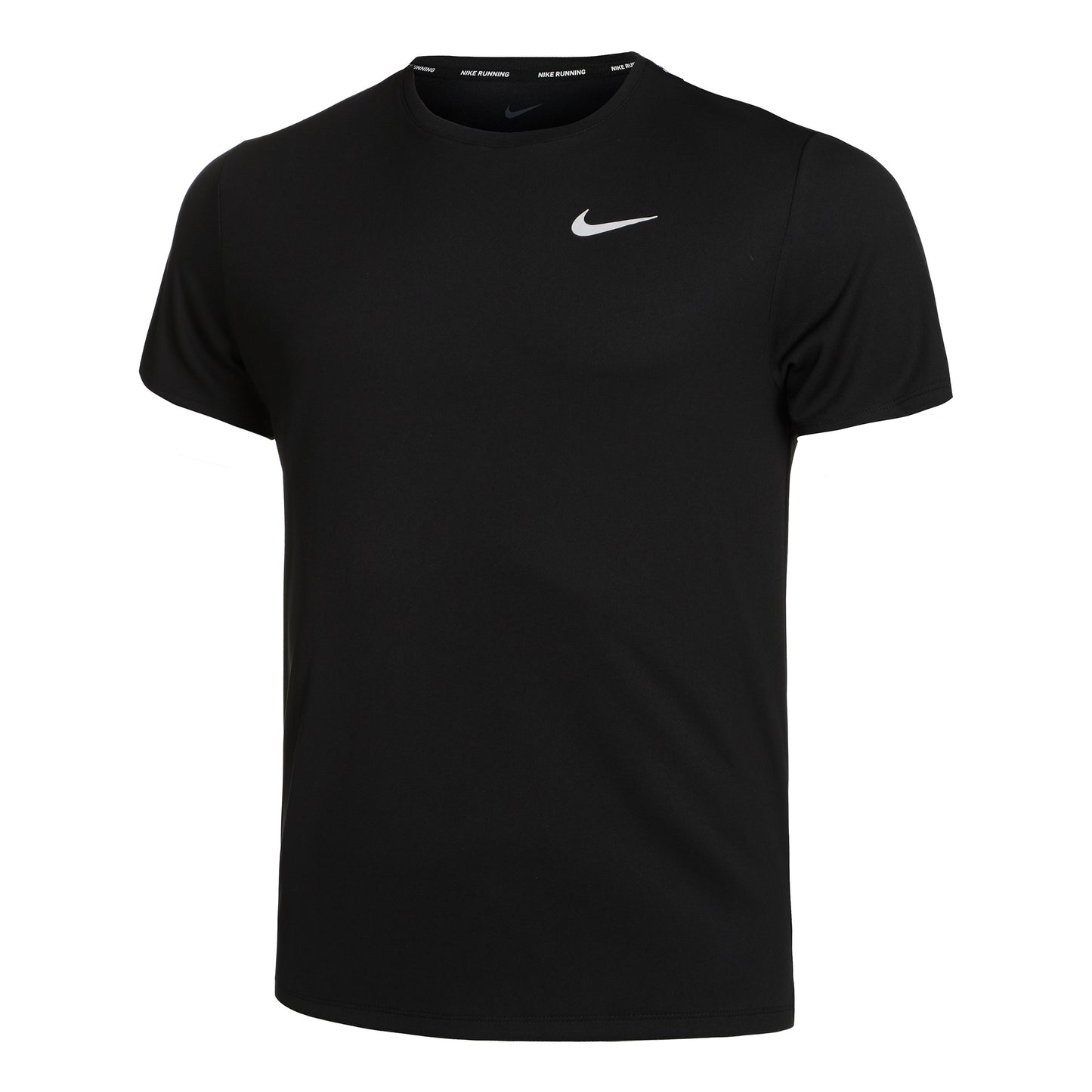 Nike Miler Running shirt Men - black, grey