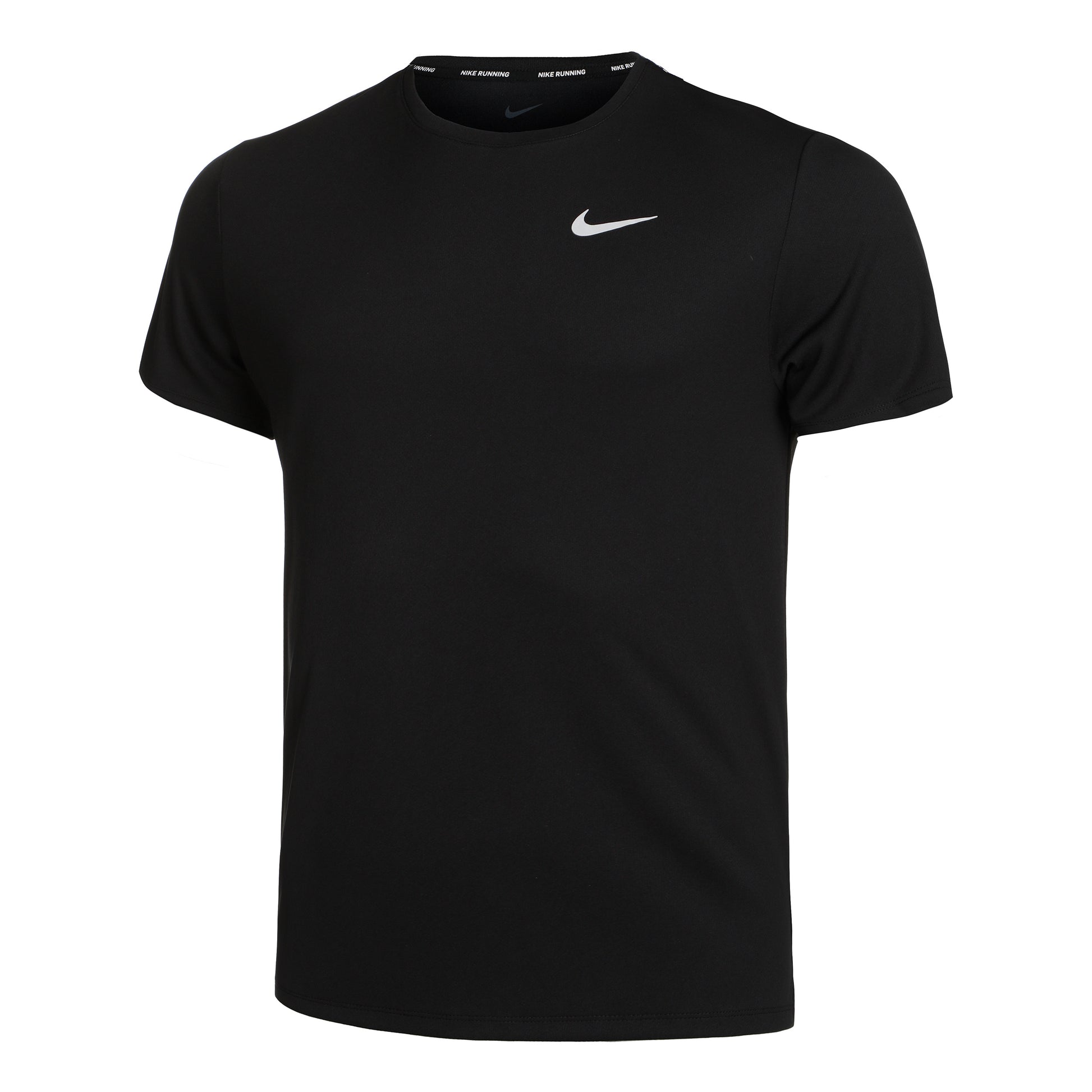 Nike Miler Running shirt Men - black, grey