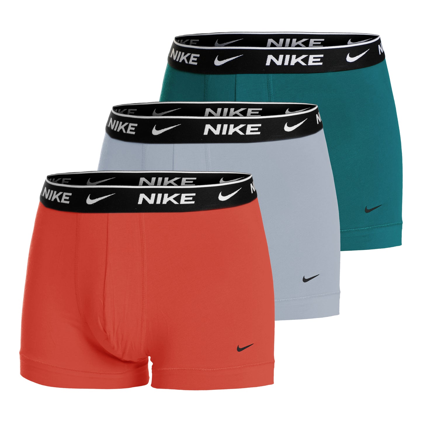 Nike Everyday Stretch Trunk Boxer shorts 3 Pack Men - red, grey