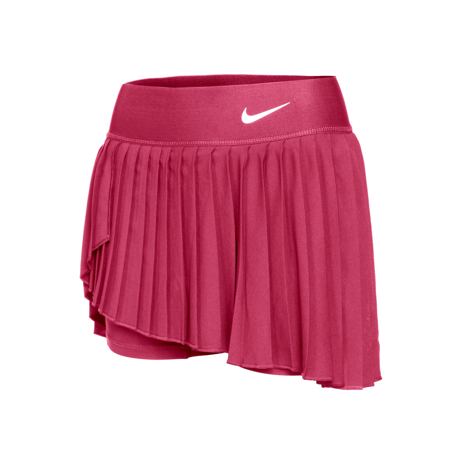 Nike Dri-Fit Court Pleated Rock Damen - berry,