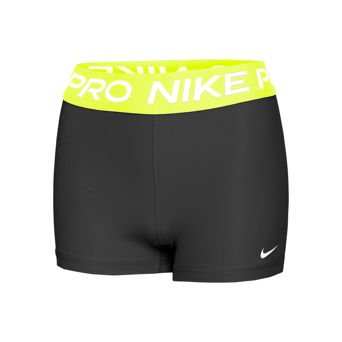 Nike Performance Pro 365 3in Ballshorts Damen - schwarz, neongelb