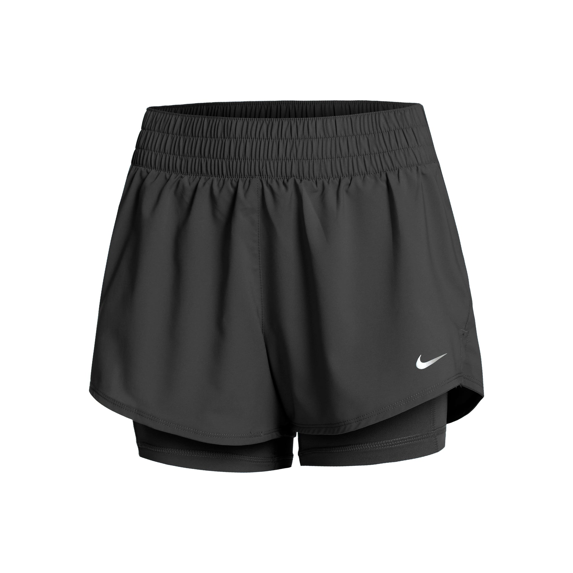 Nike Dri-Fit One MR 2in1 Shorts Women-Black
