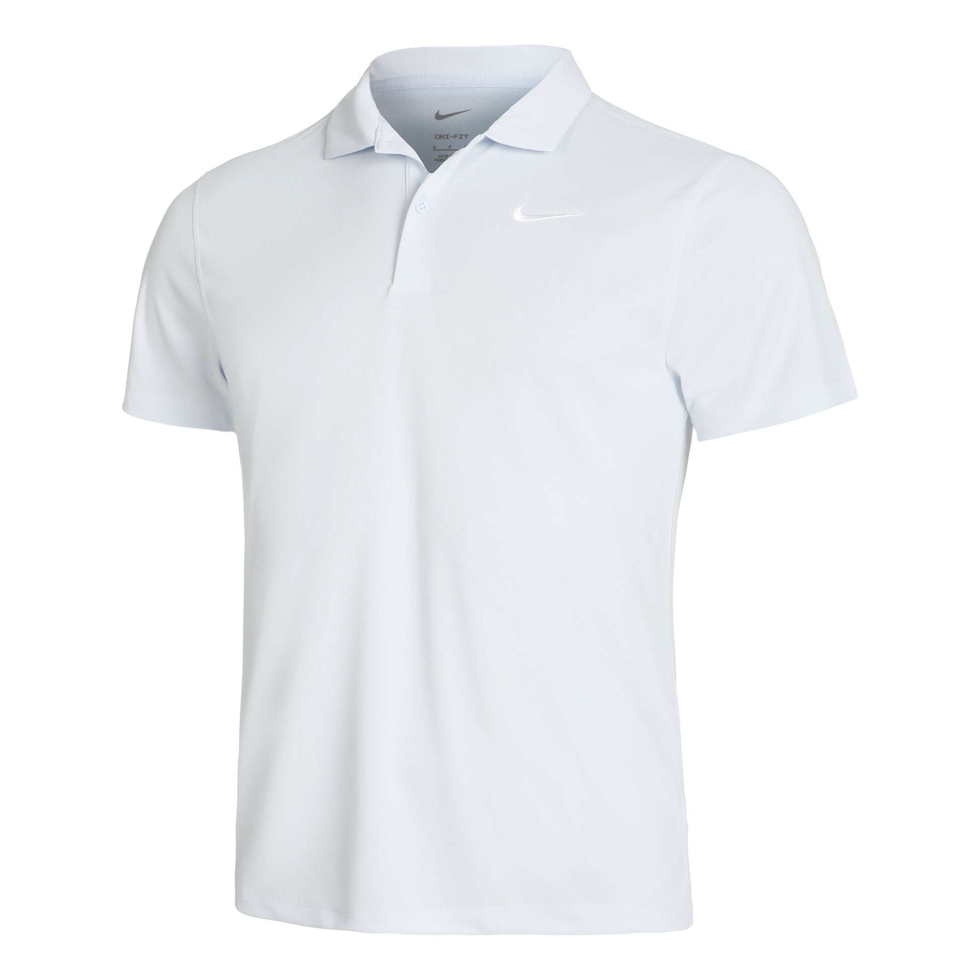 Nike Dri-Fit Victory Court Solid Polo Herren - weiß, hellgrau
