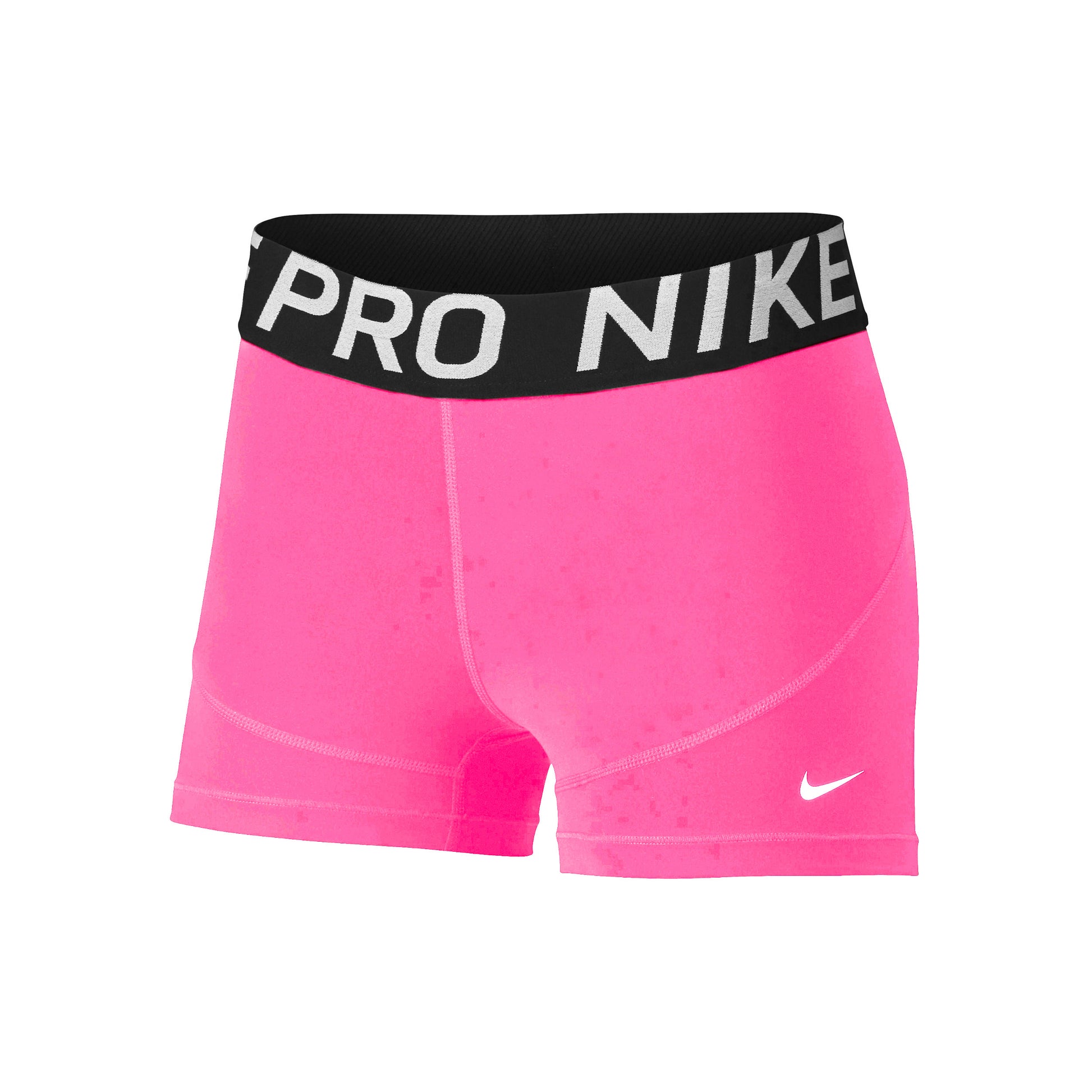 Nike Dri-Fit Big Kids 3in Shorts Girls-pink,black