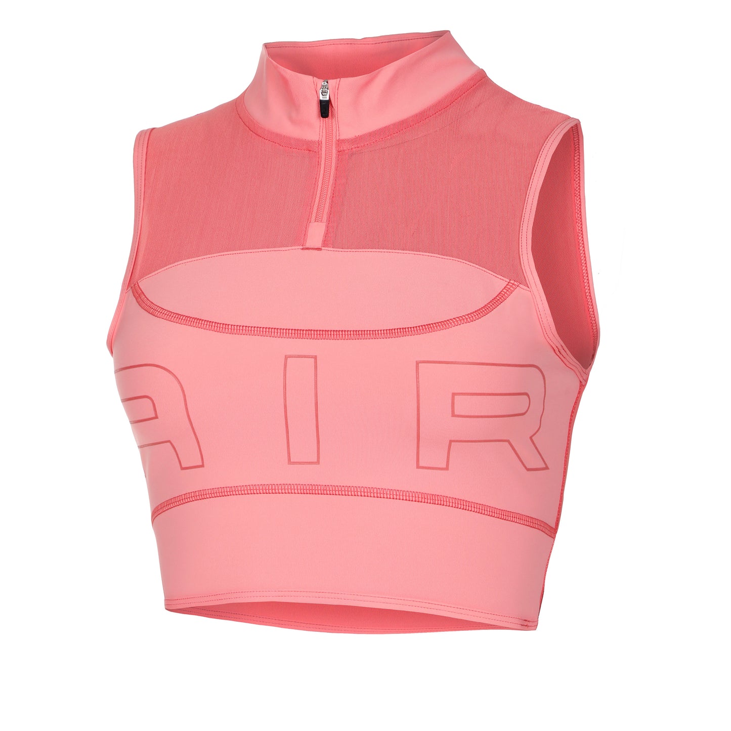 Nike Dri-Fit Air Cropped Laufshirt Damen - pink,
