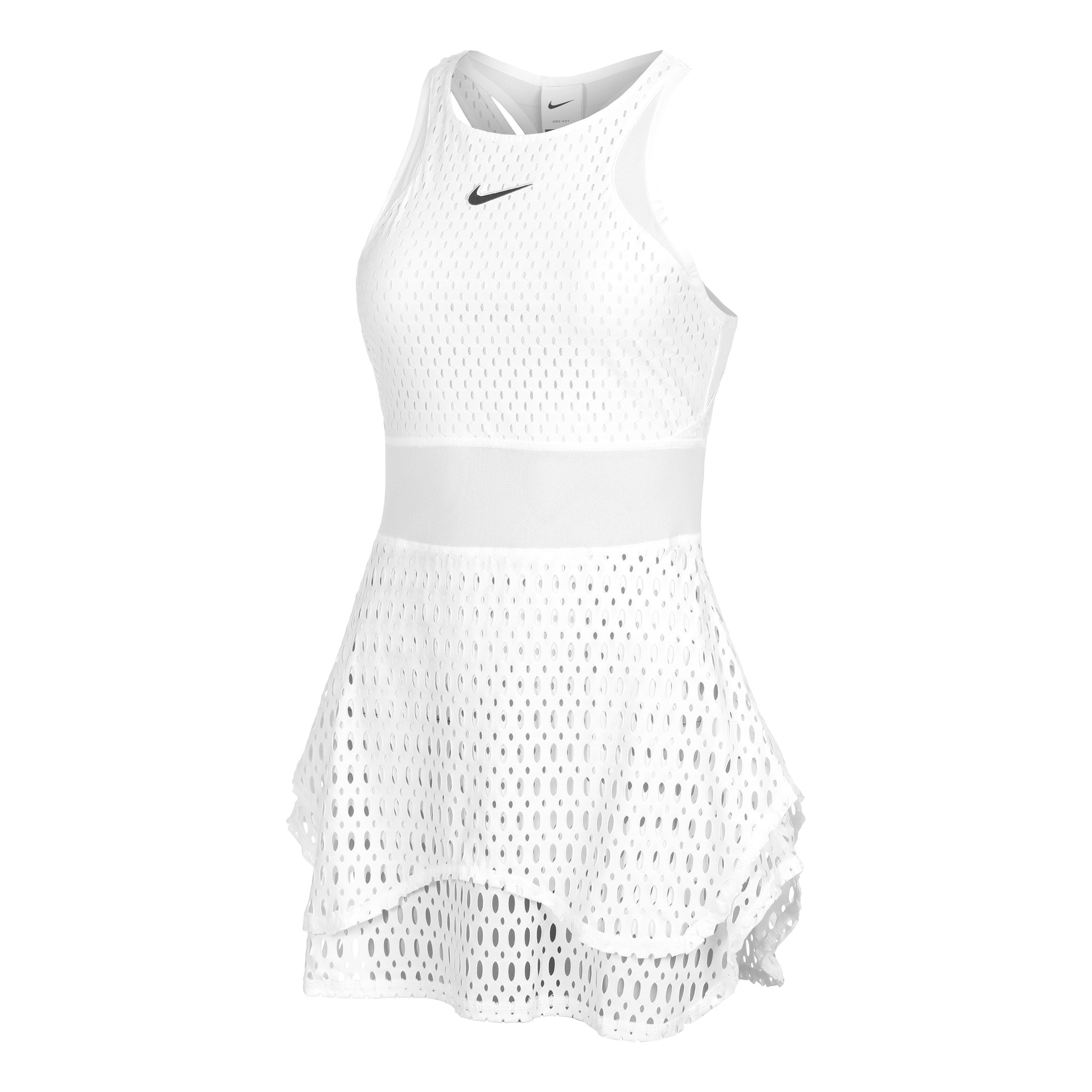Dri-Fit Court Slam LN Dress Women - white,