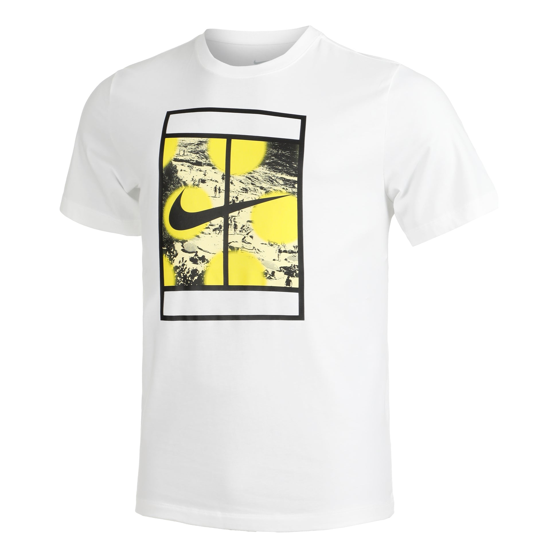 Nike Court Heritage RG T-Shirt Men - white, multicoloured