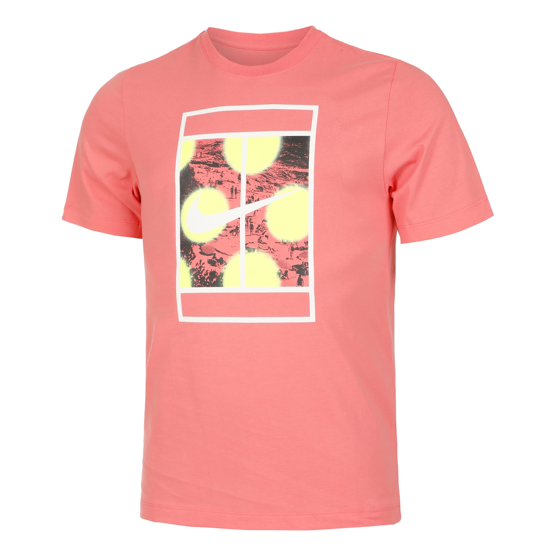 Nike Court Heritage RG T-Shirt Men - pink, multicoloured