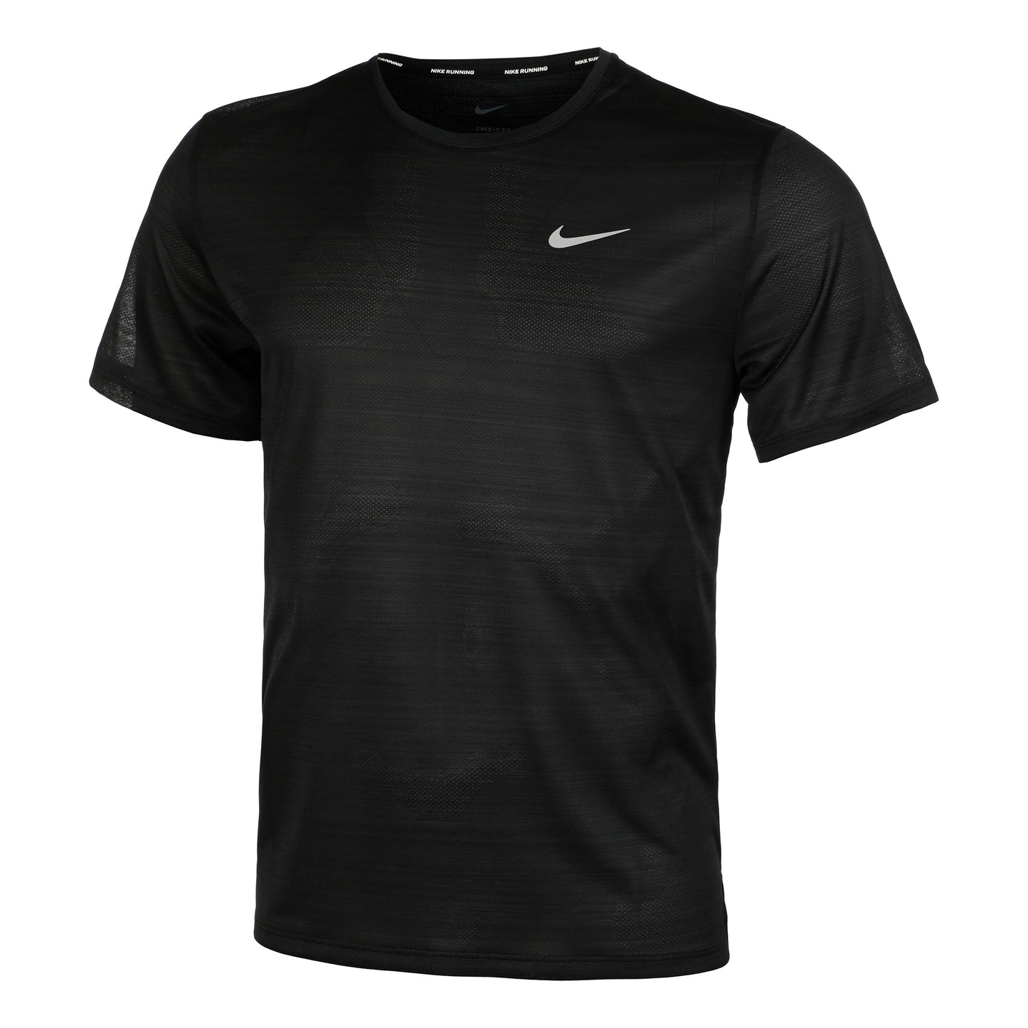 Nike Dri-Fit Dri-Fit Breathe Miler Laufshirt Herren - schwarz,