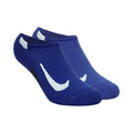 Multiplier No-Show Socks Running Socks 2 Pack-Multicoloured,Blue