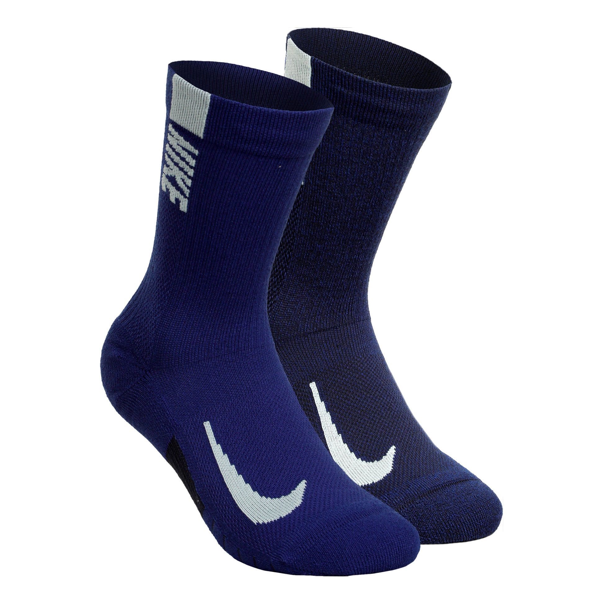 Nike Dri-Fit Multiplier Crew Sports socks 2 Pack Unisex - blue, black