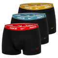 Everyday Stretch Trunk Boxer shorts 3 Pack Men - black, khaki