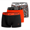 Everyday Stretch Trunk Boxer shorts 3 Pack Men - neon red, multicoloured