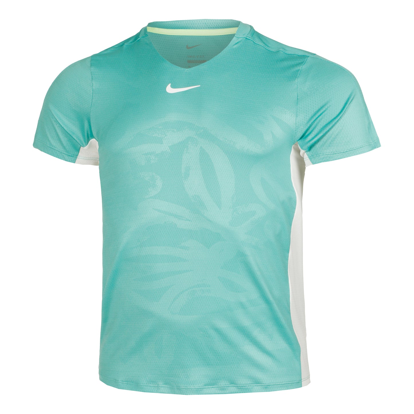 Nike Dri-Fit Court Printed T-Shirt Men - turquoise, white
