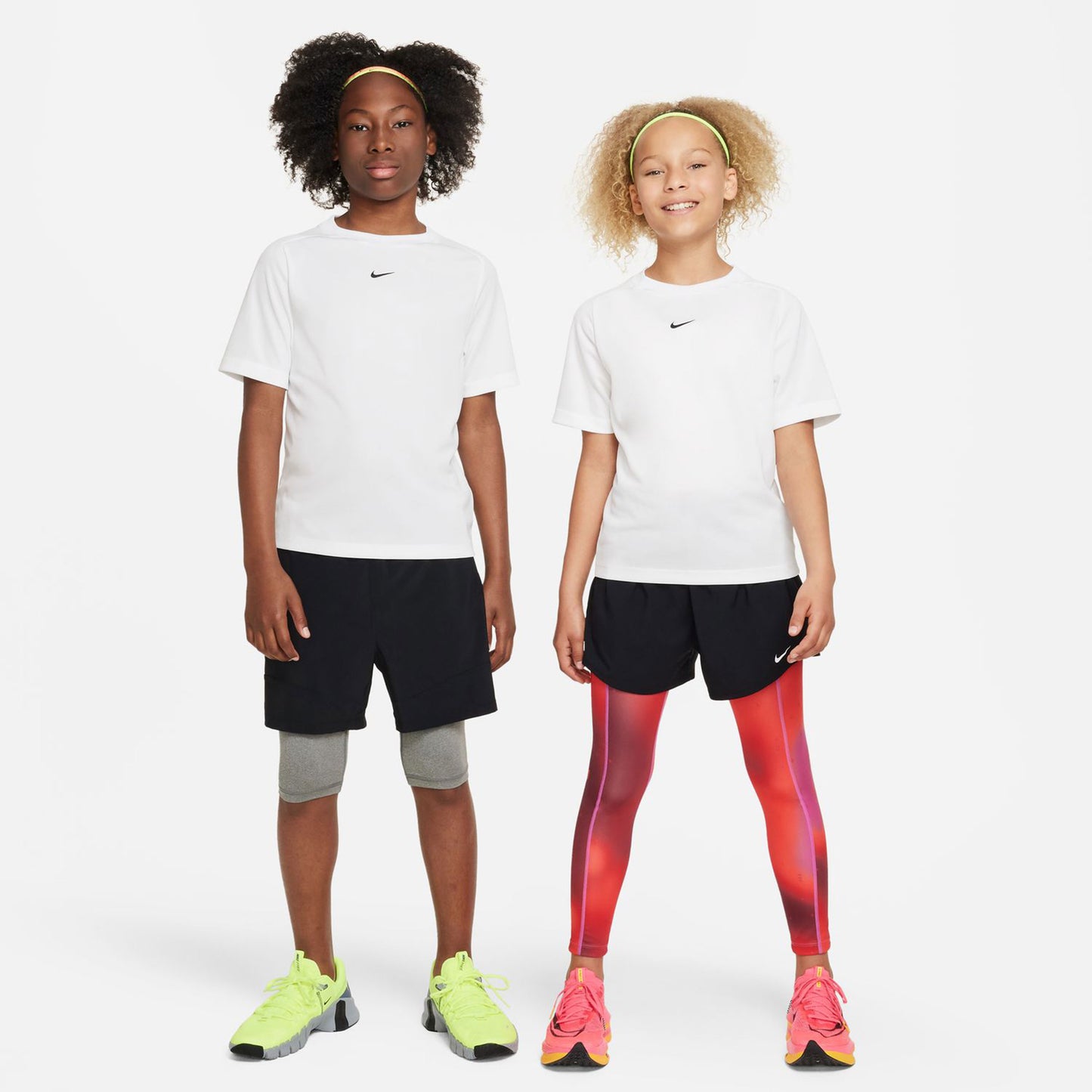 Nike Dri-Fit Multi T-Shirt Boys-White