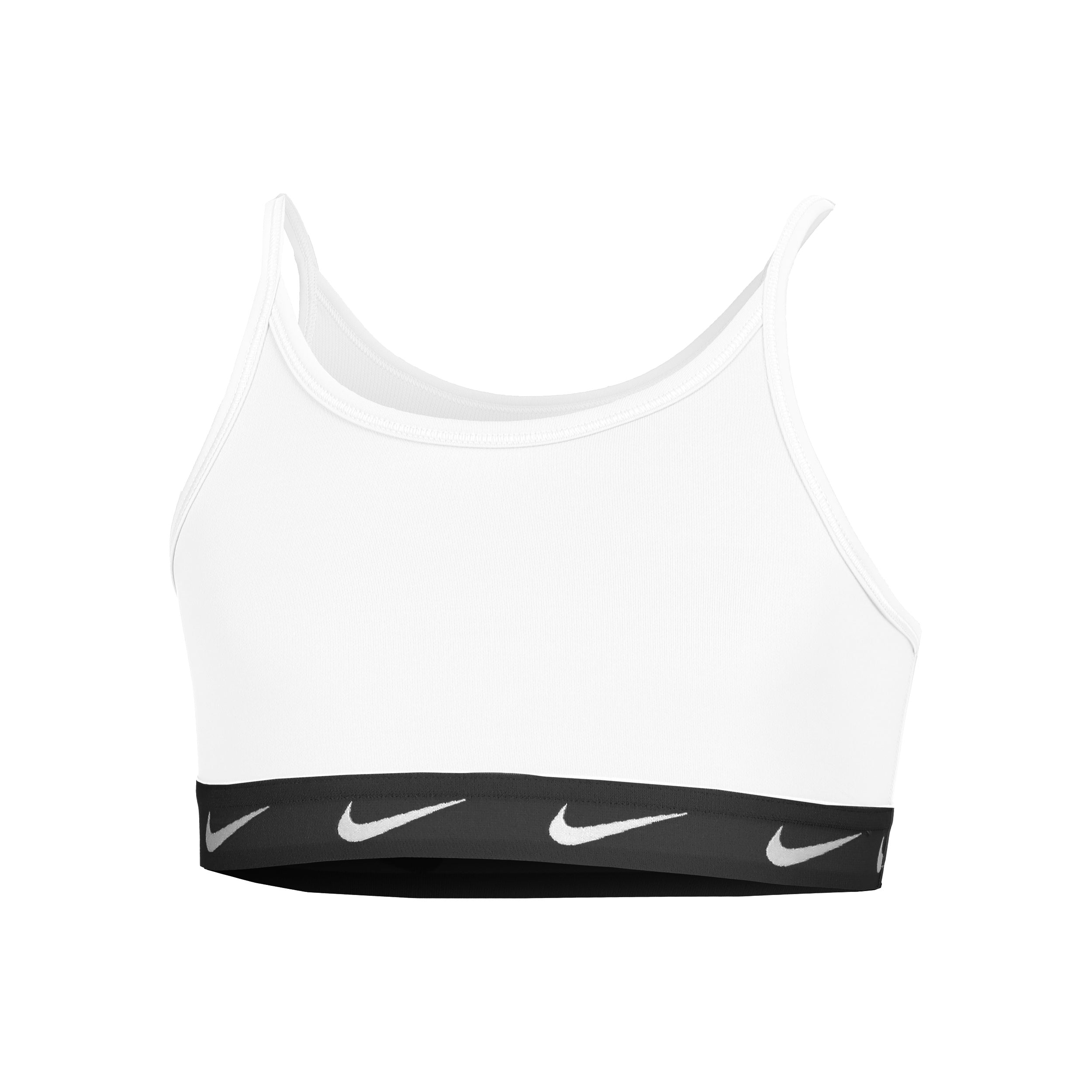 Nike Dri-Fit One Big Sport-BH Mädchen - weiß, schwarz