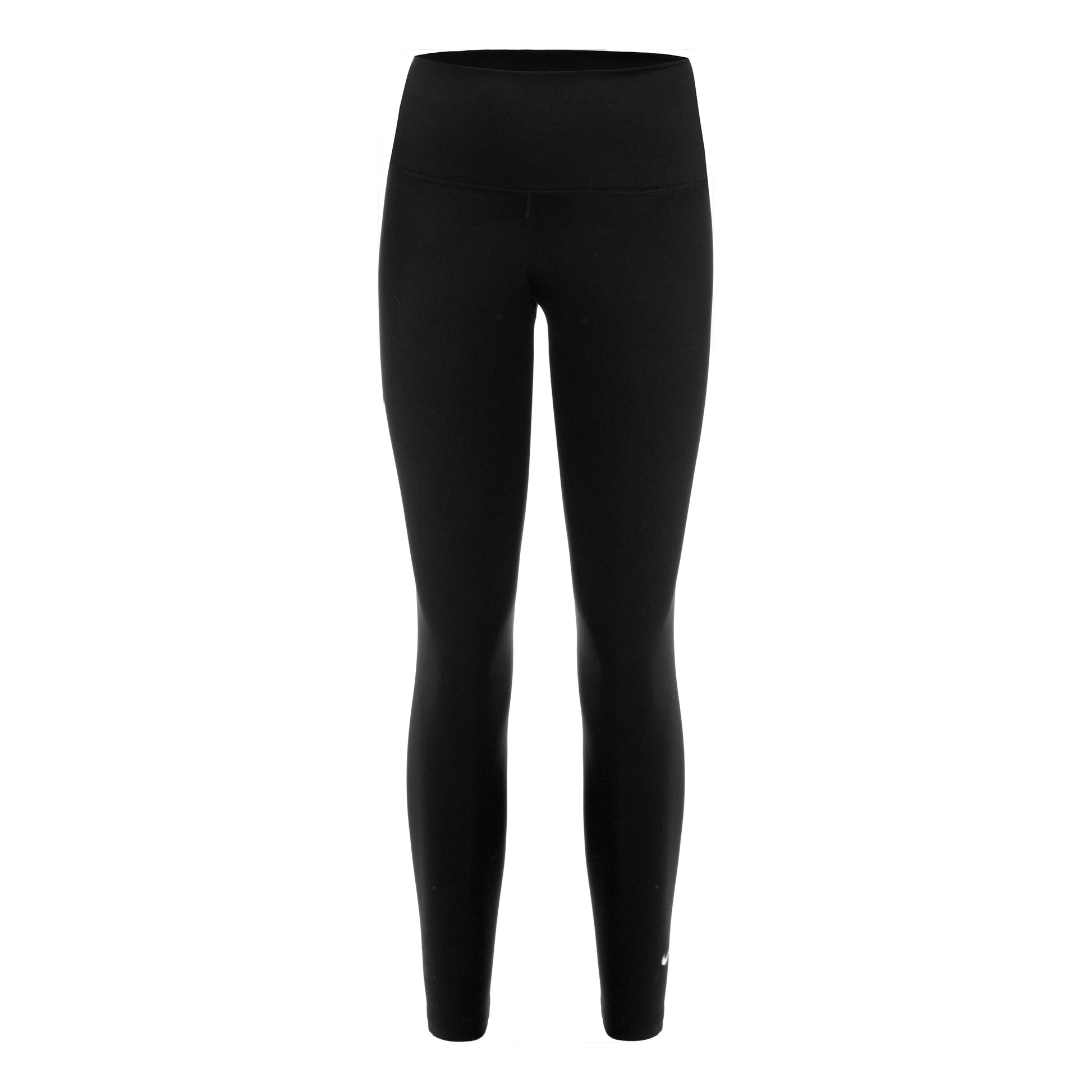 Nike One High Rise Lauftight Damen-Schwarz,Weiß