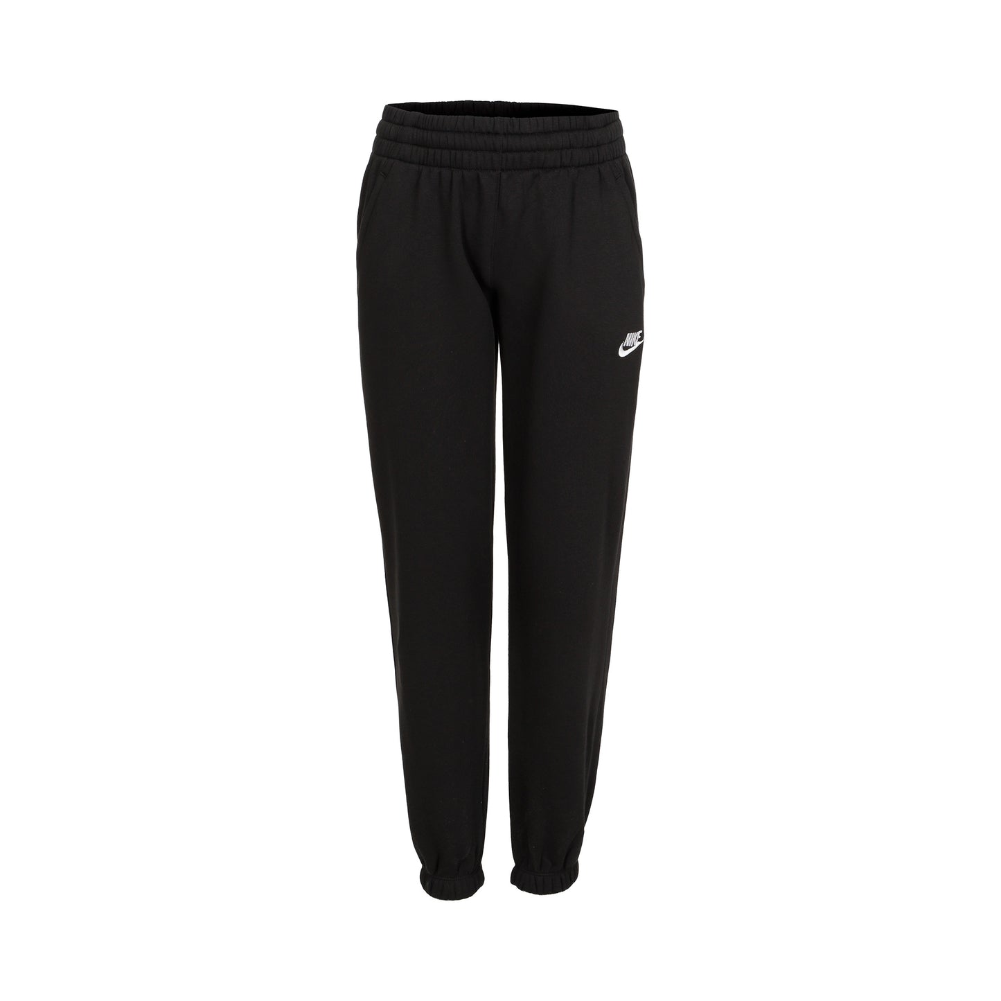 Nike Club Fleece Loose Training Pants Girls-Black,White