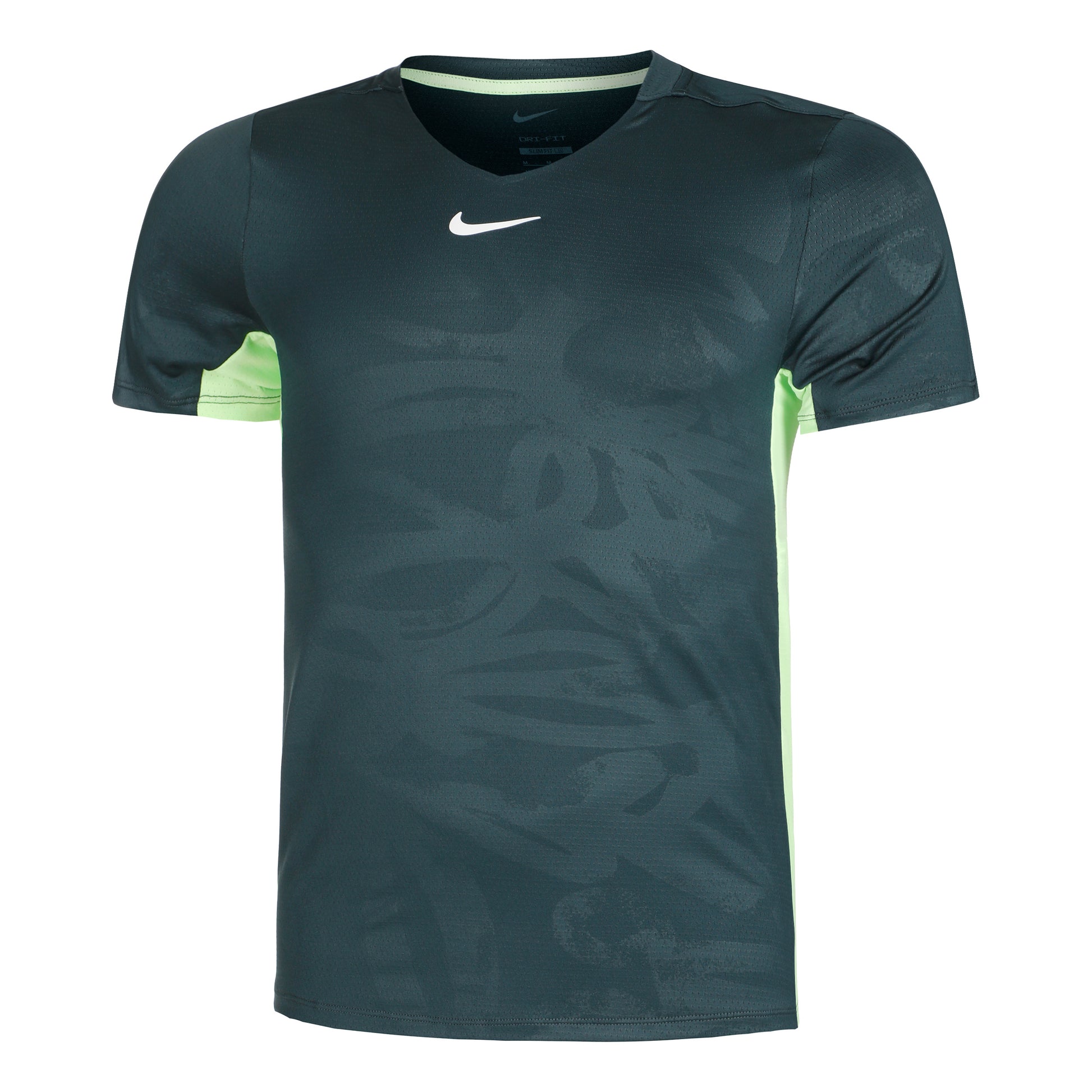 Nike Dri-Fit Court Printed T-Shirt Men - green, lime
