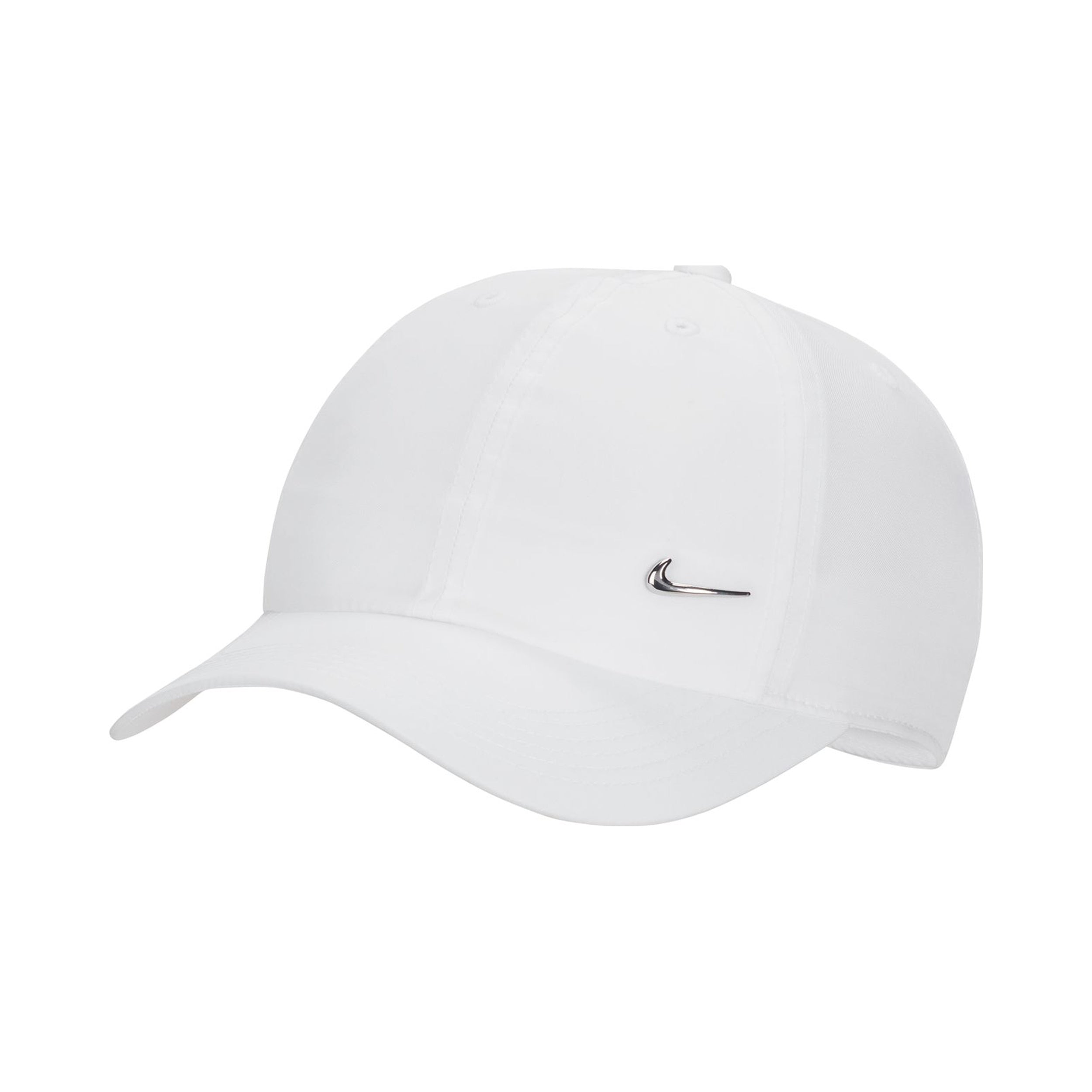 Nike Dri-FIT Club Metal Swoosh Cap Kids-white
