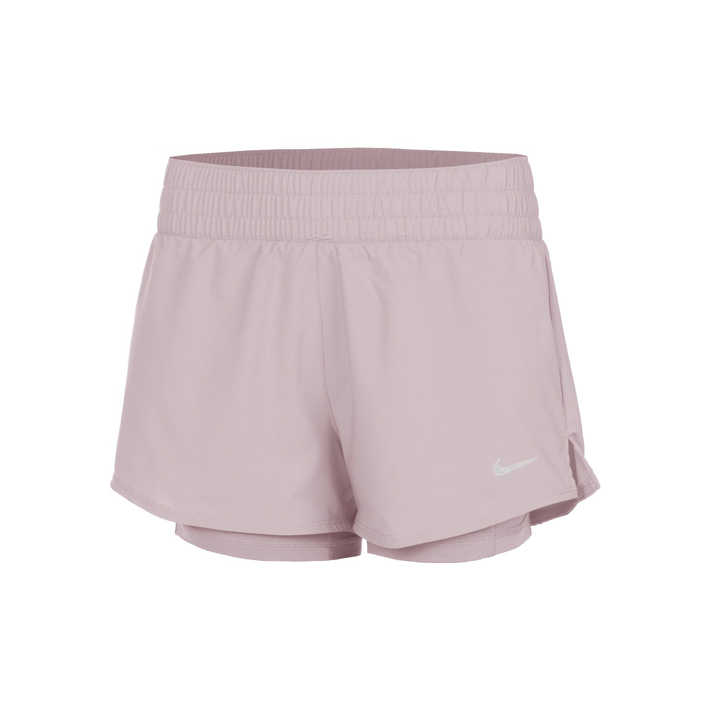 Nike Dri-Fit One Mid Rise 2in1 3in Shorts Damen - beige,