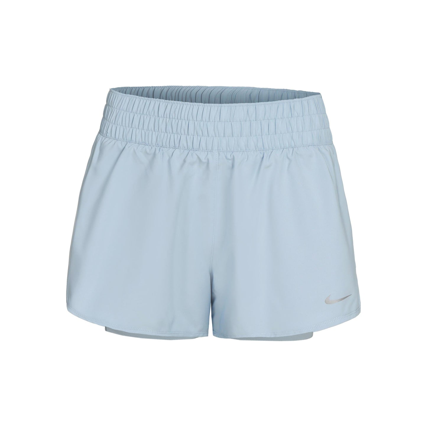 Nike Dri-Fit One Mid Rise 2in1 3in Shorts Damen - hellblau,